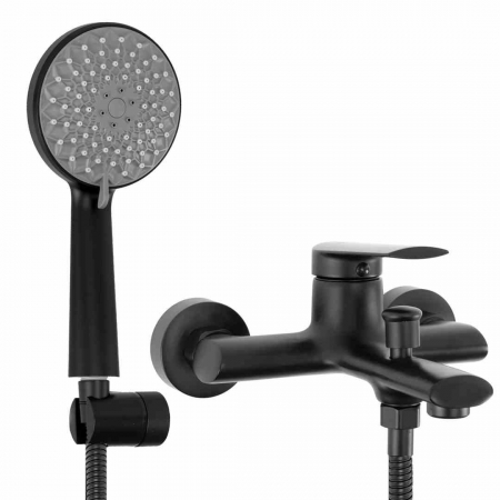 Baterie cadă culoare neagră înălțime 8.5 cm material alamă model Buzz Black