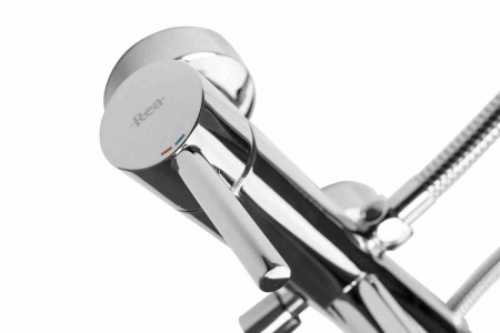 Baterie cadă culoare crom înălțime 4.5 cm material alamă model Lungo Chrome [4]