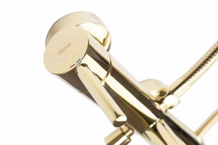 Baterie cadă culoare aurie înălțime 4.5 cm material alamă model Lungo Gold [5]