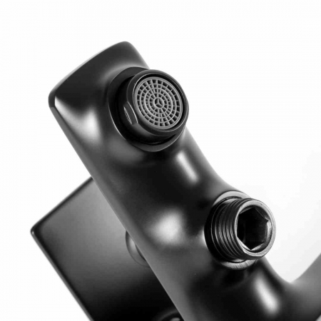 Baterie cadă culoare neagră înălțime 10 cm material alamă model Mayson Black [6]