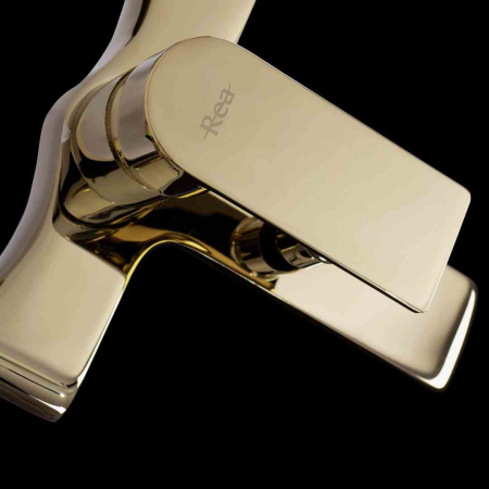 Baterie cadă culoare aurie înălțime 10 cm material alamă model Mayson Gold [2]