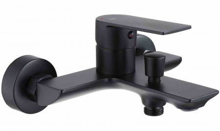 Baterie cadă culoare negru mat înălțime 10 cm material alamă model Urban Black [1]