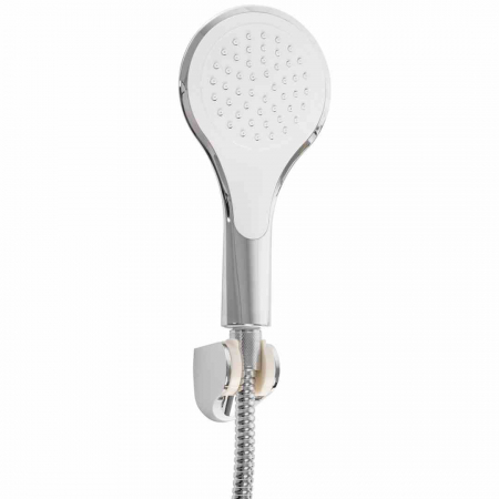 Baterie cadă culoare albă înălțime 8.5 cm material alamă model Polo Chrome/White [3]