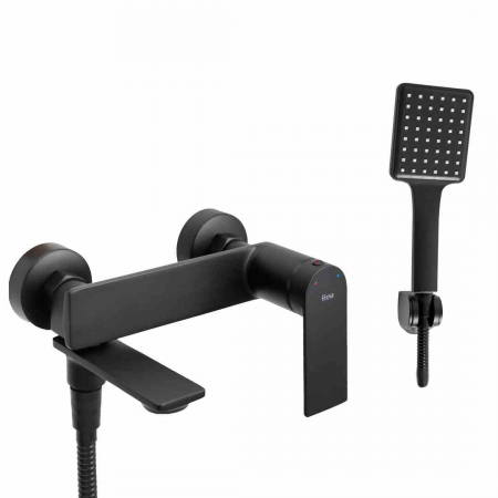 Baterii cadă - Baterie cadă culoare neagră înălțime 12 cm material alamă/ABS model Storm Black