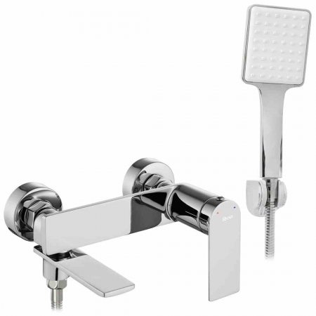 Baterii cadă - Baterie cadă culoare crom înălțime 12 cm material alamă/ABS model Storm Chrome