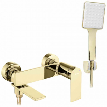 Baterii cadă - Baterie cadă culoare aurie înălțime 12 cm material alamă/ABS model Storm Gold