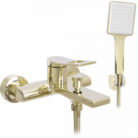 Baterii cadă - Baterie cadă culoare aurie înălțime 10.5 cm material alamă model Soul Gold