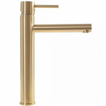 Baterie chiuvetă culoare auriu periat înălțime 31.5 cm material alamă model Tess Gold Brushed High [1]
