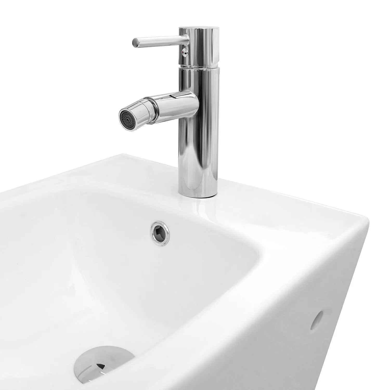 Baterie bideu culoare crom înălțime 18 cm material alamă model Tess Chrome [3]