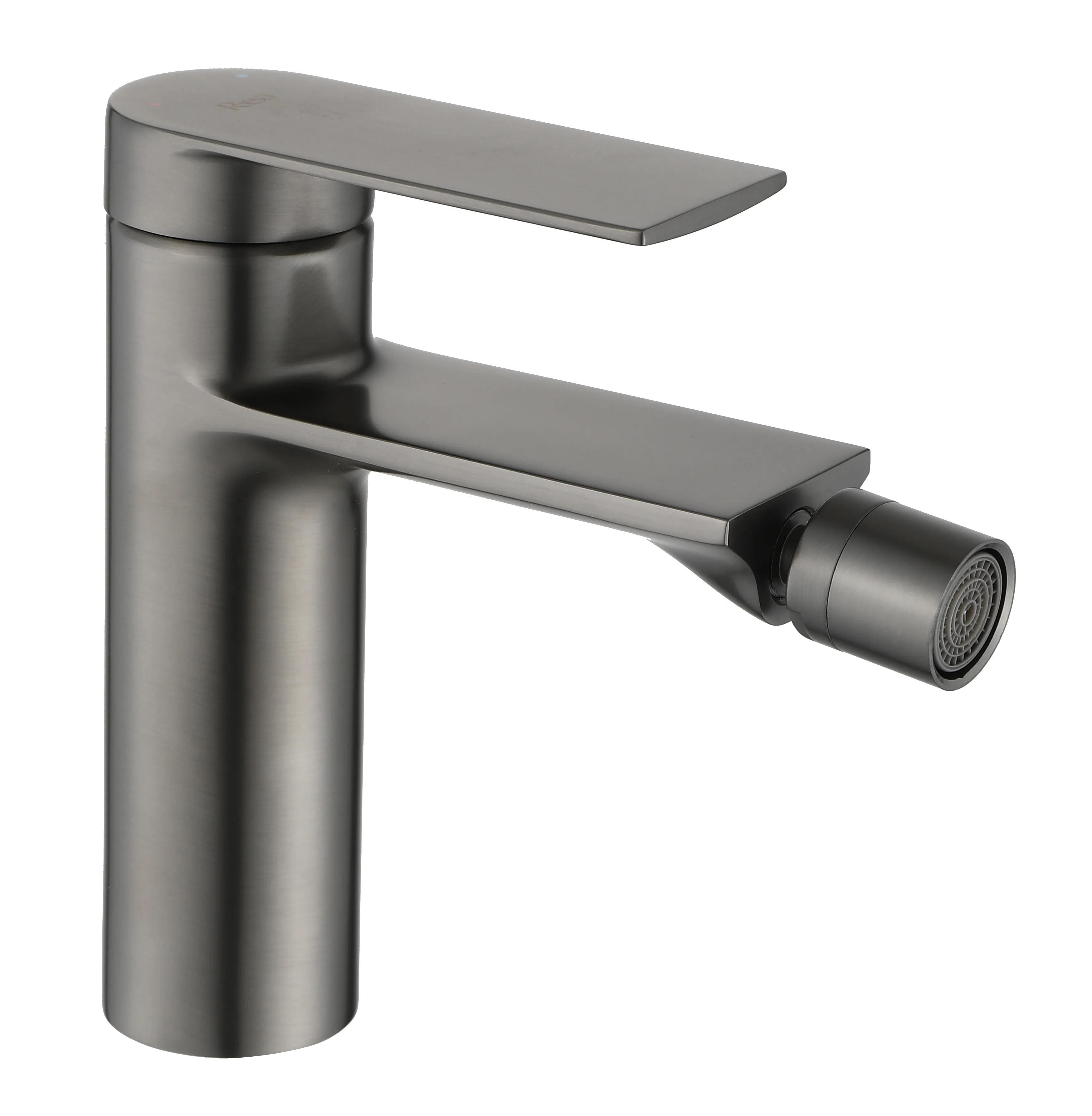 Baterii bideu - Baterie bideu culoare titanium înălțime 14 cm material alamă model Storm Titanium