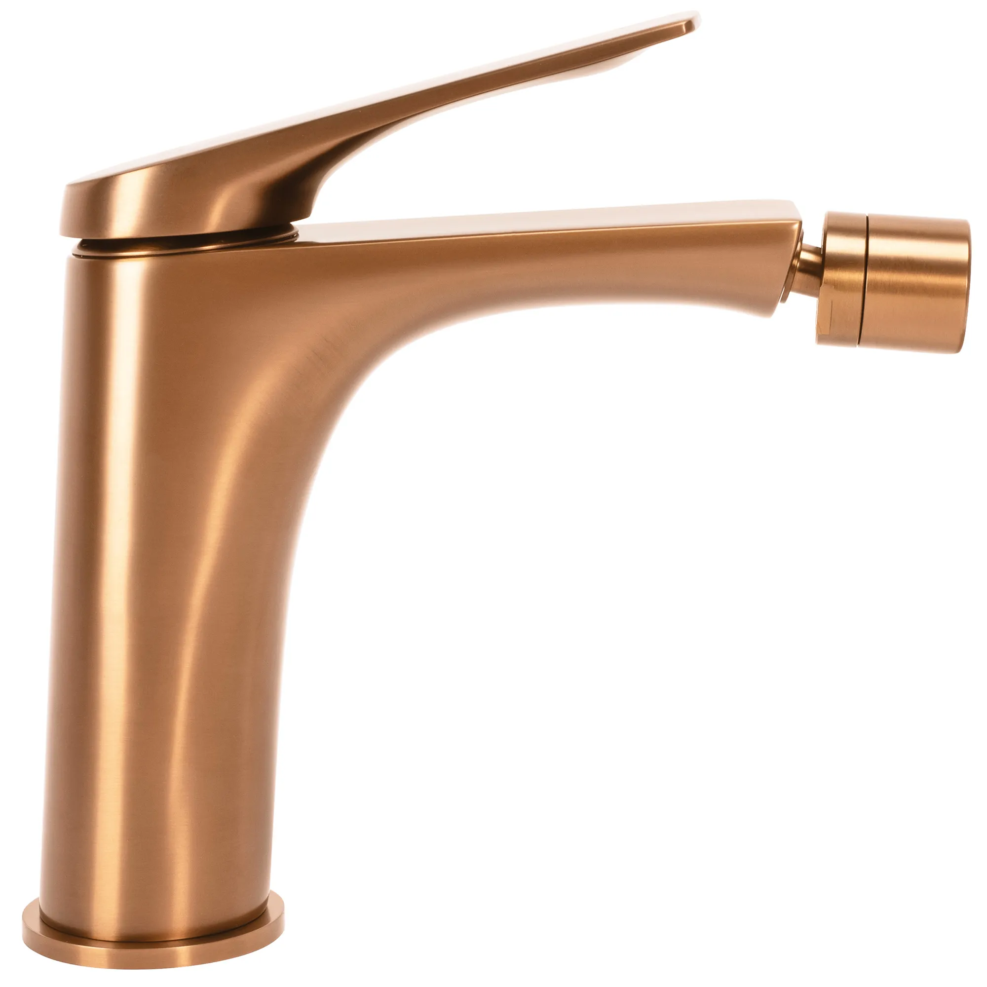 Baterie bideu finisaj cupru periat înălțime 17 cm material alamă model Avalon Copper Brushed [1]