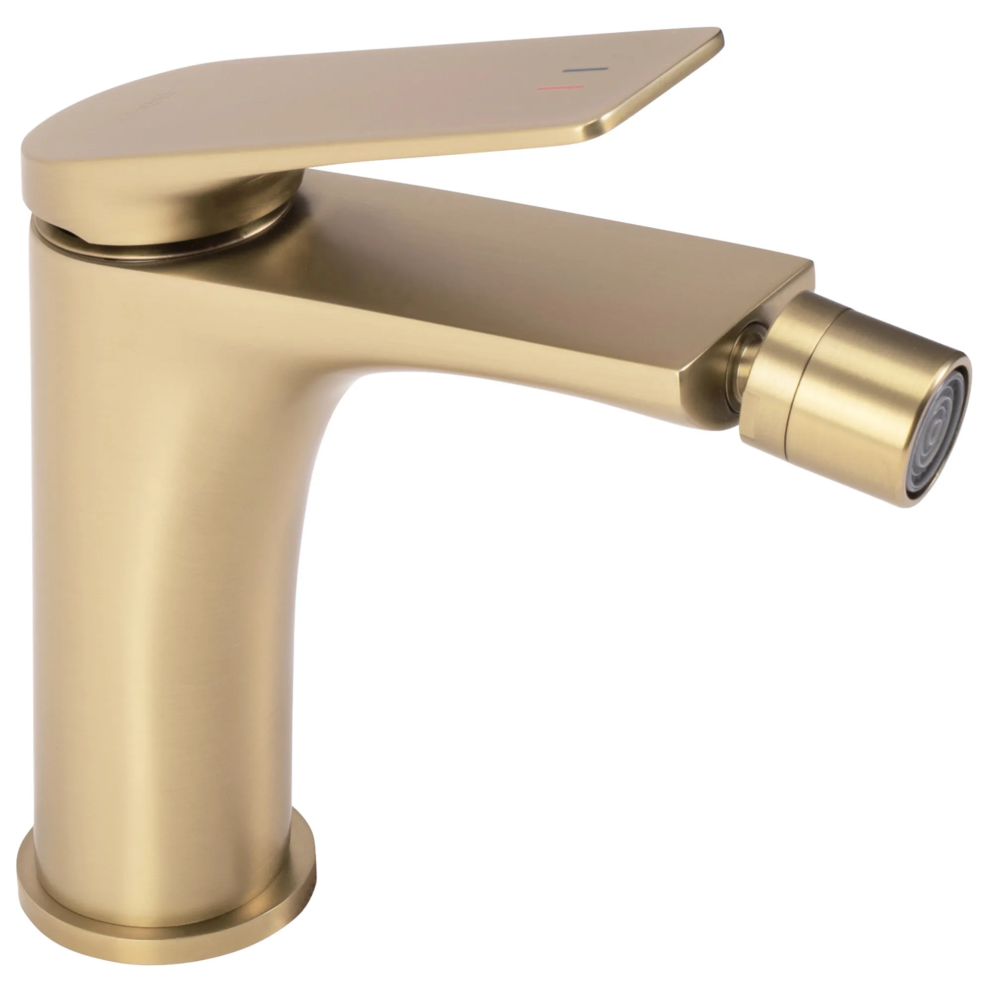 Baterii bideu - Baterie bideu culoare auriu periat înălțime 16 cm material alamă model Avalon Brushed Gold
