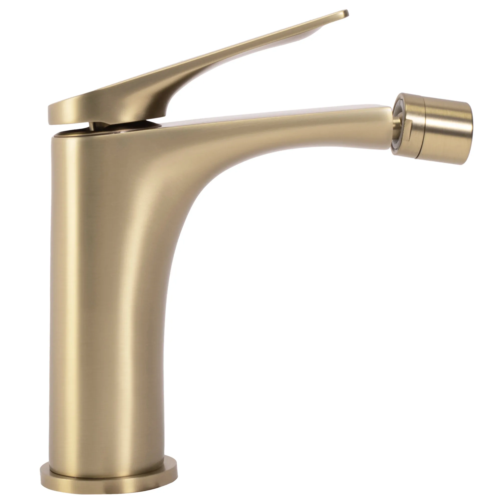 Baterie bideu culoare auriu periat înălțime 16 cm material alamă model Avalon Brushed Gold [1]