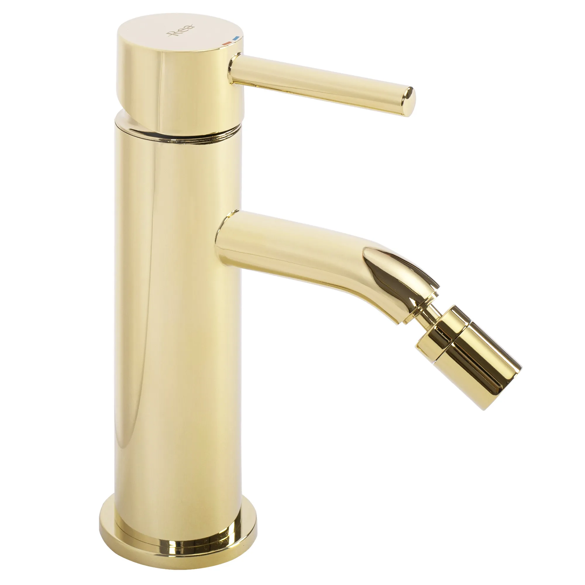 Baterii bideu - Baterie bideu culoare auriu înălțime 17 cm material alamă model Lungo Gold