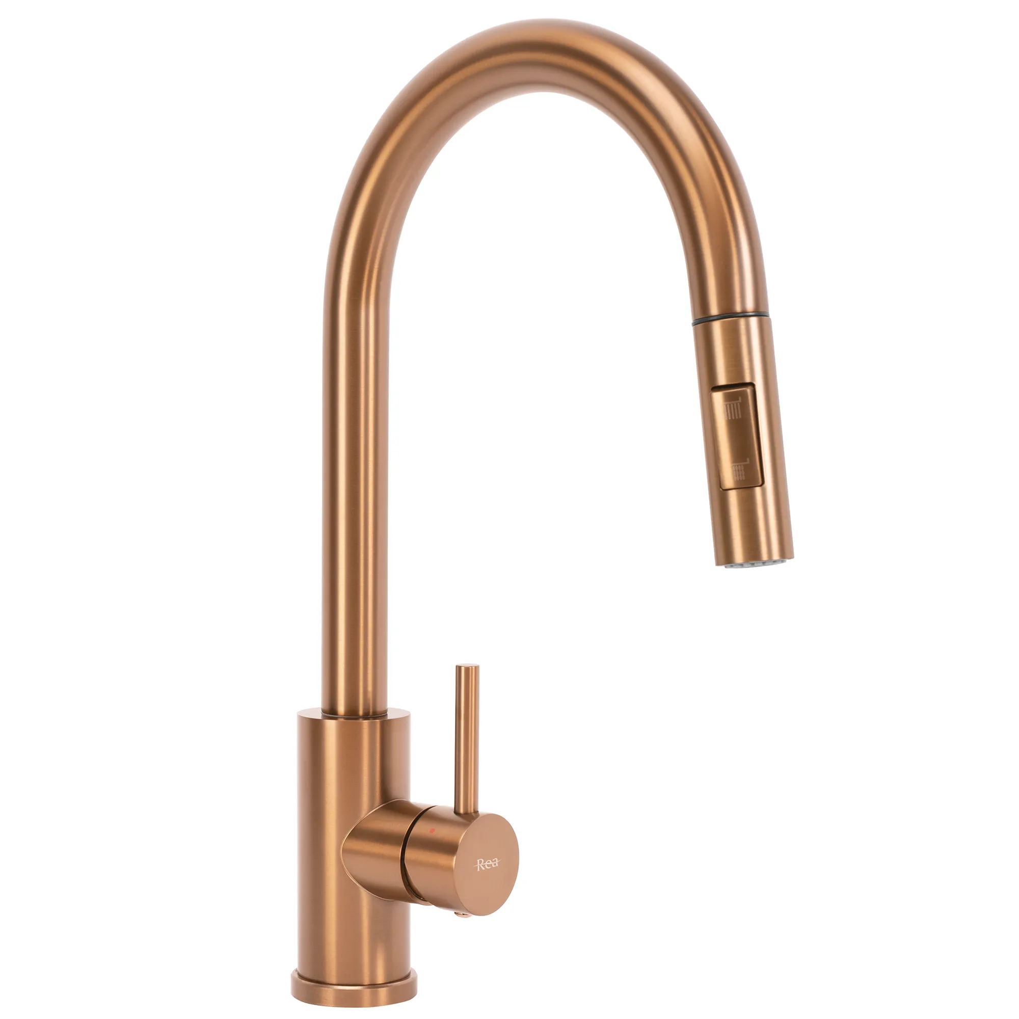 BATERII SANITARE - Baterie bucătărie finisaj cupru periat înălțime 39 cm material alamă model Fresh Brushed Copper