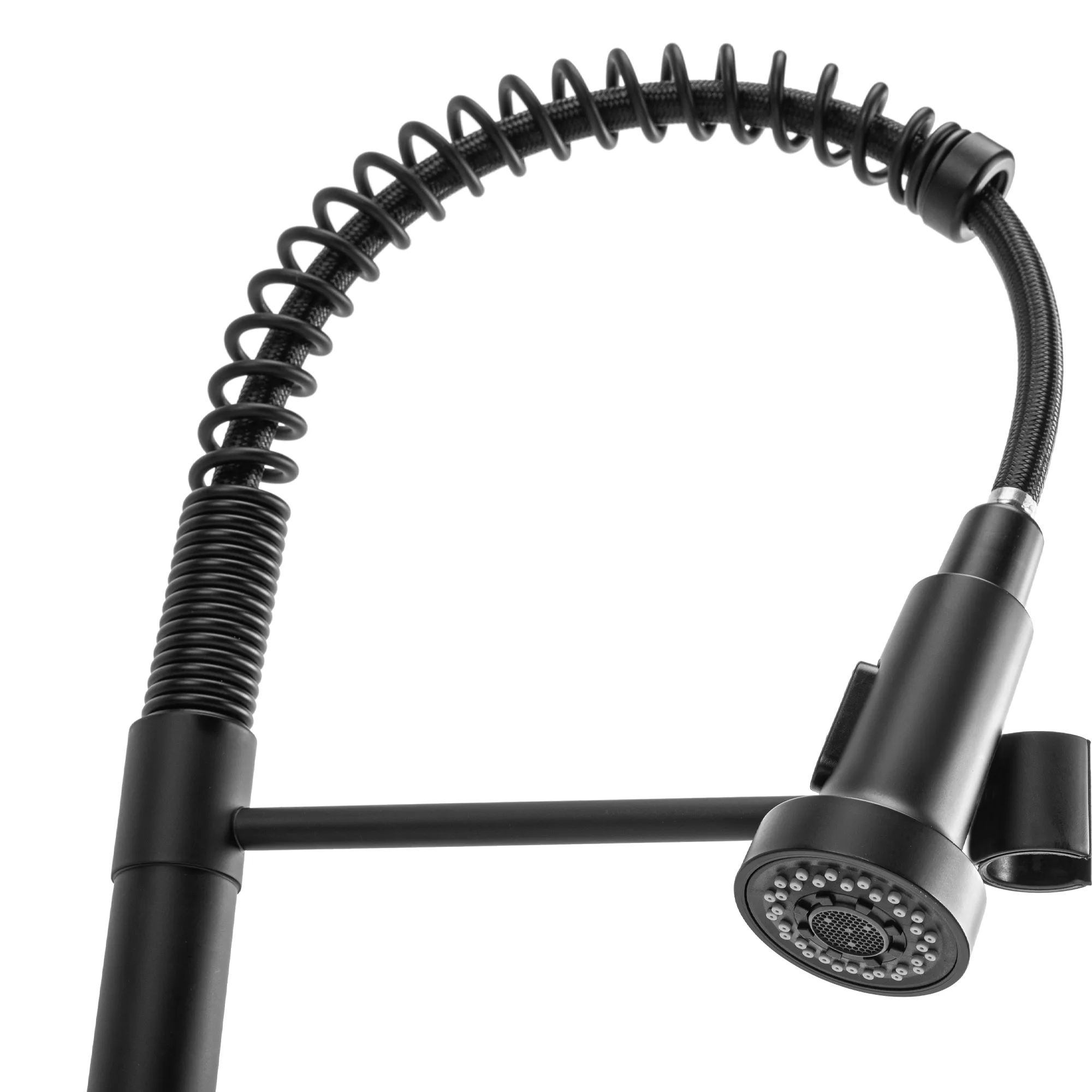 Baterie bucătărie culoare negru mat înălțime 42 cm material alamă model Colin Black [8]