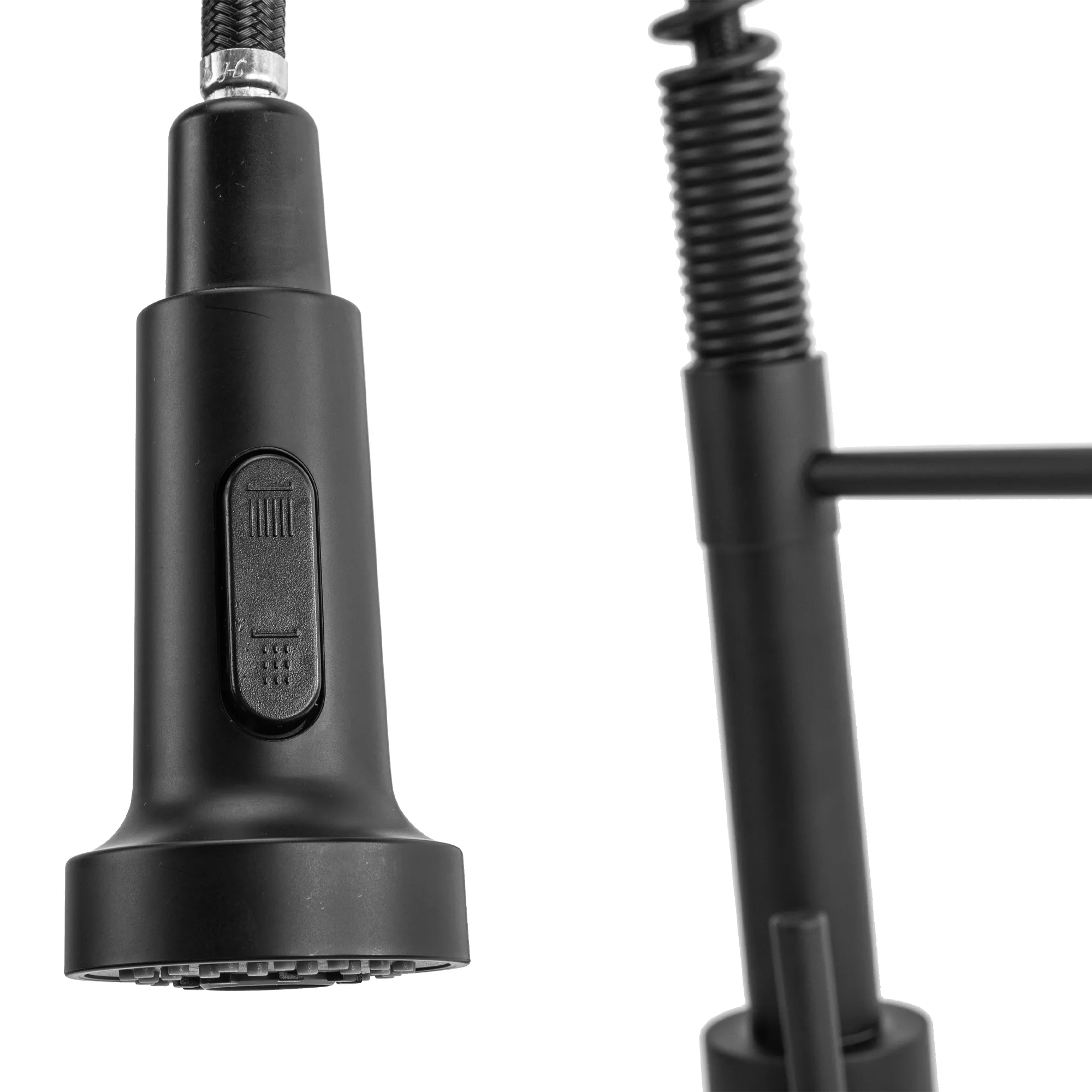 Baterie bucătărie culoare negru mat înălțime 42 cm material alamă model Colin Black [11]