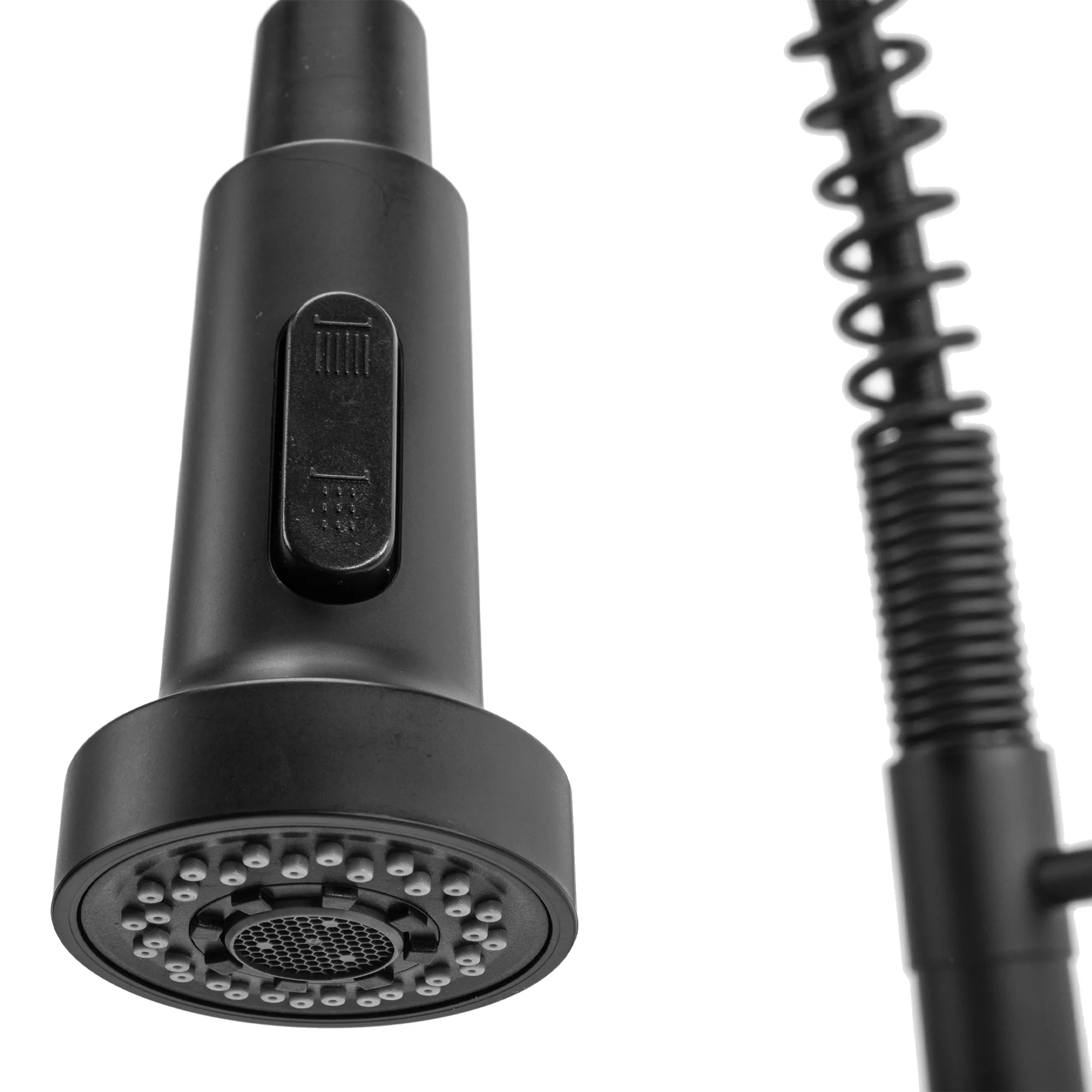 Baterie bucătărie culoare negru mat înălțime 42 cm material alamă model Colin Black [10]