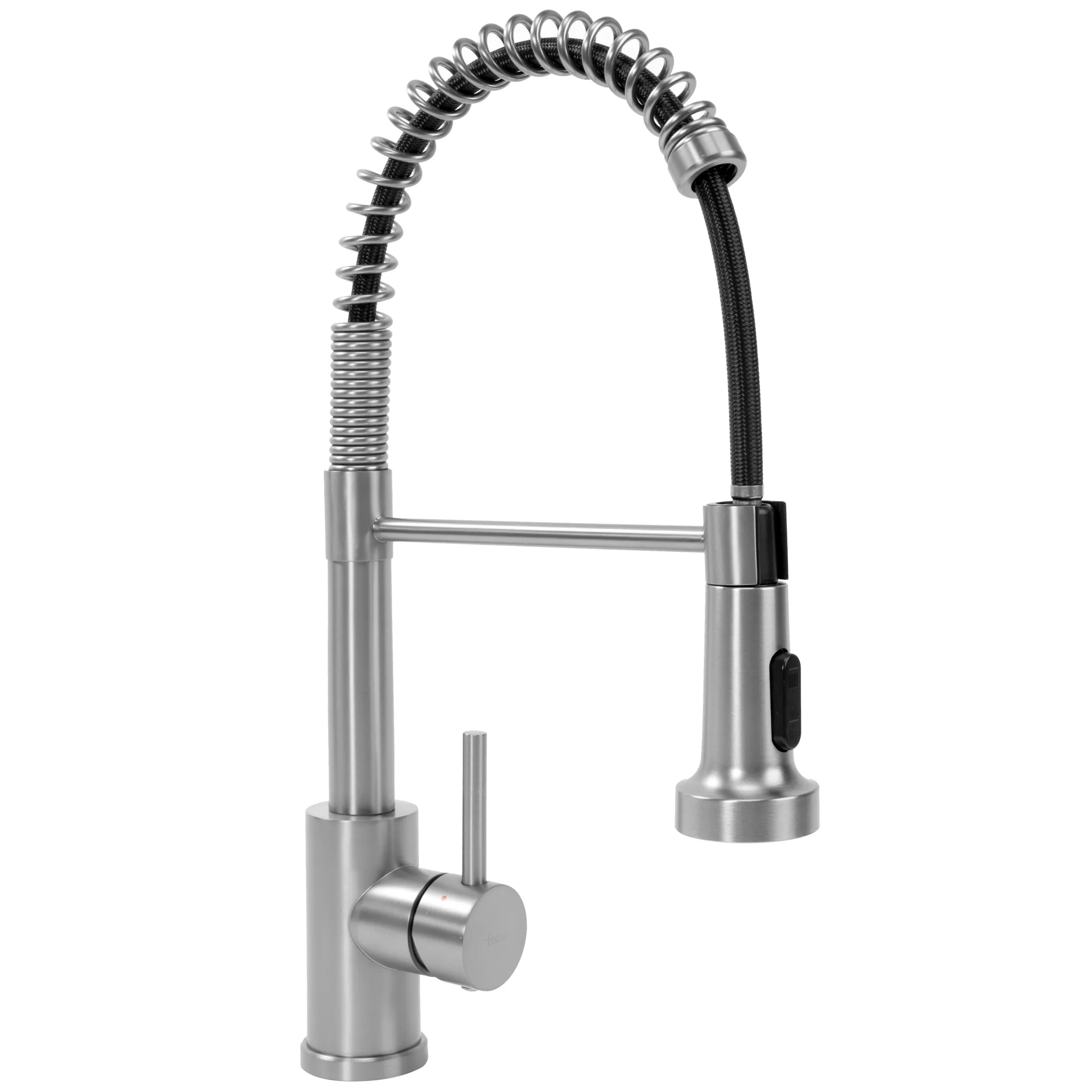 Baterii bucătărie - Baterie bucătărie culoare crom periat înălțime 42 cm material alamă model Colin Brushed Chrome