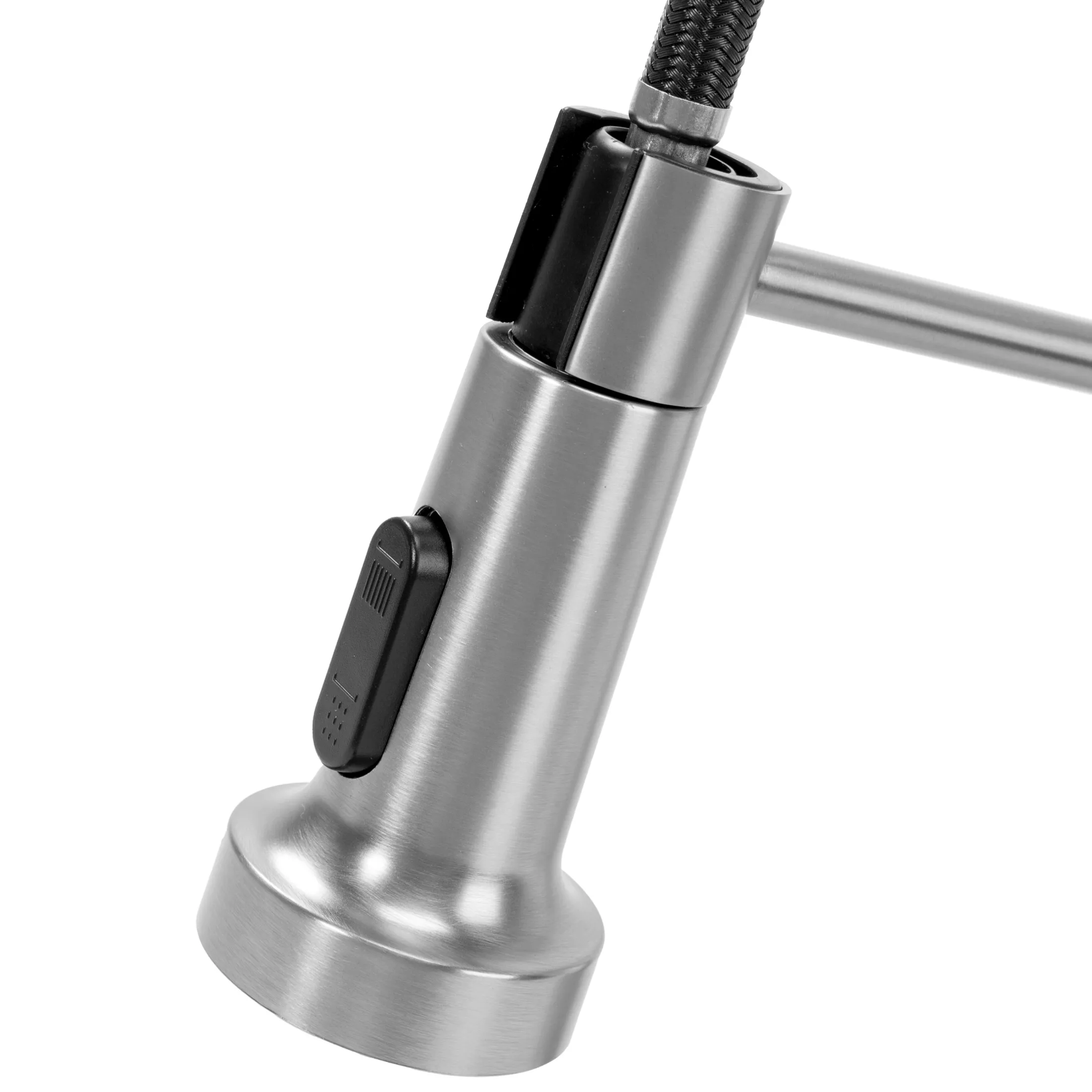 Baterie bucătărie culoare crom periat înălțime 42 cm material alamă model Colin Brushed Chrome [5]