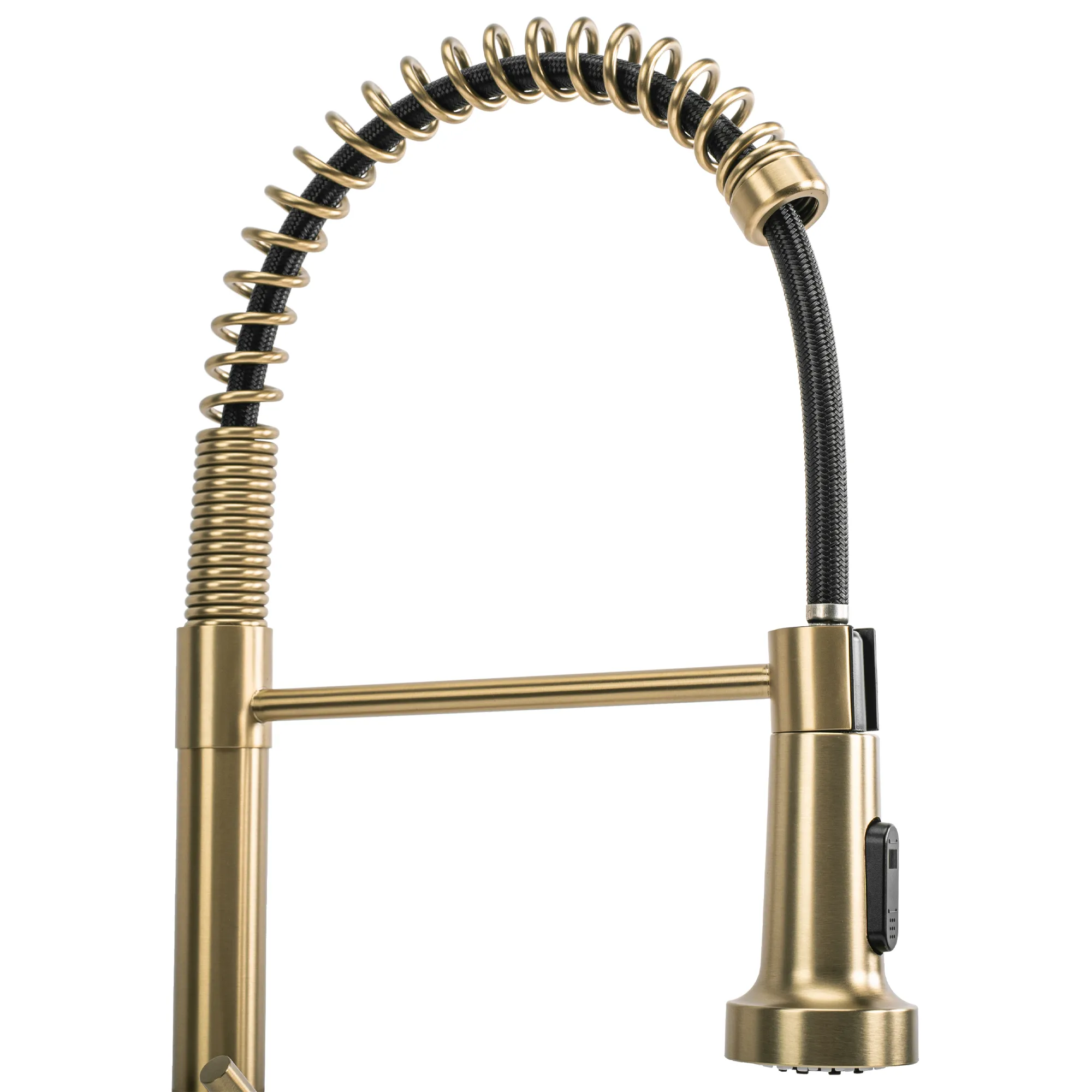 Baterie bucătărie culoare auriu periat înălțime 42 cm material alamă model Colin Brushed Gold [6]