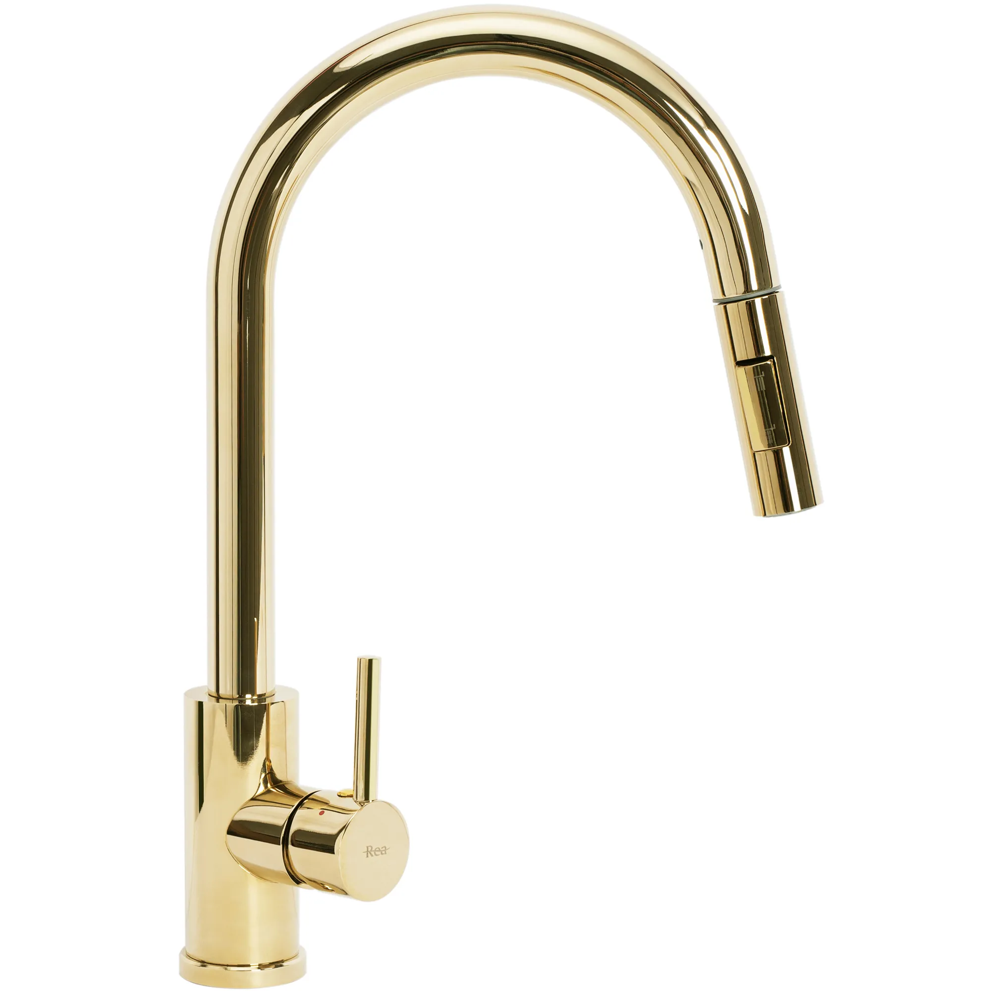 Baterii bucătărie - Baterie bucătărie culoare auriu înălțime 39 cm material alamă model Fresh Gold