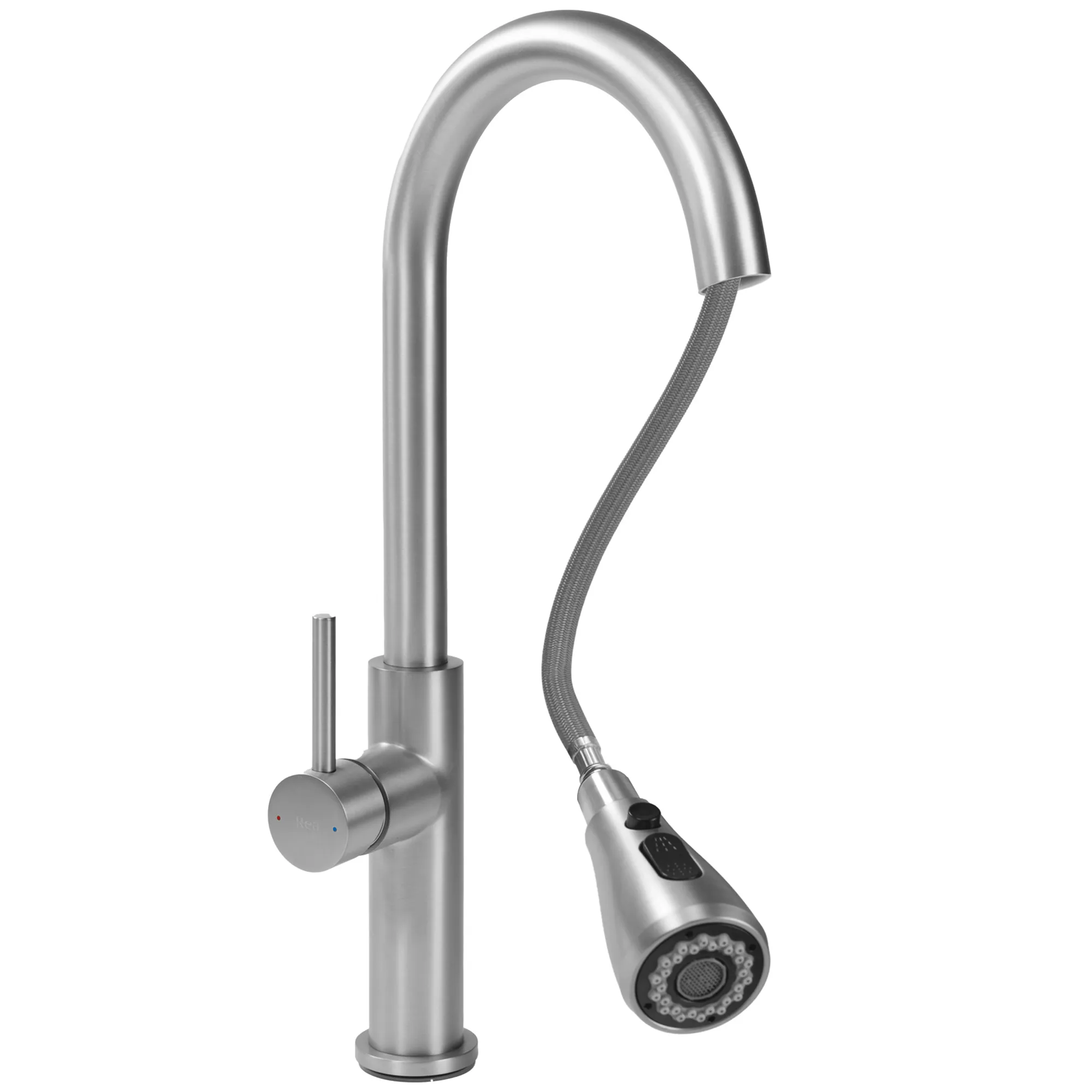 Baterie bucătărie culoare crom periat înălțime 48 cm material alamă model Nest Chrome Brushed [1]