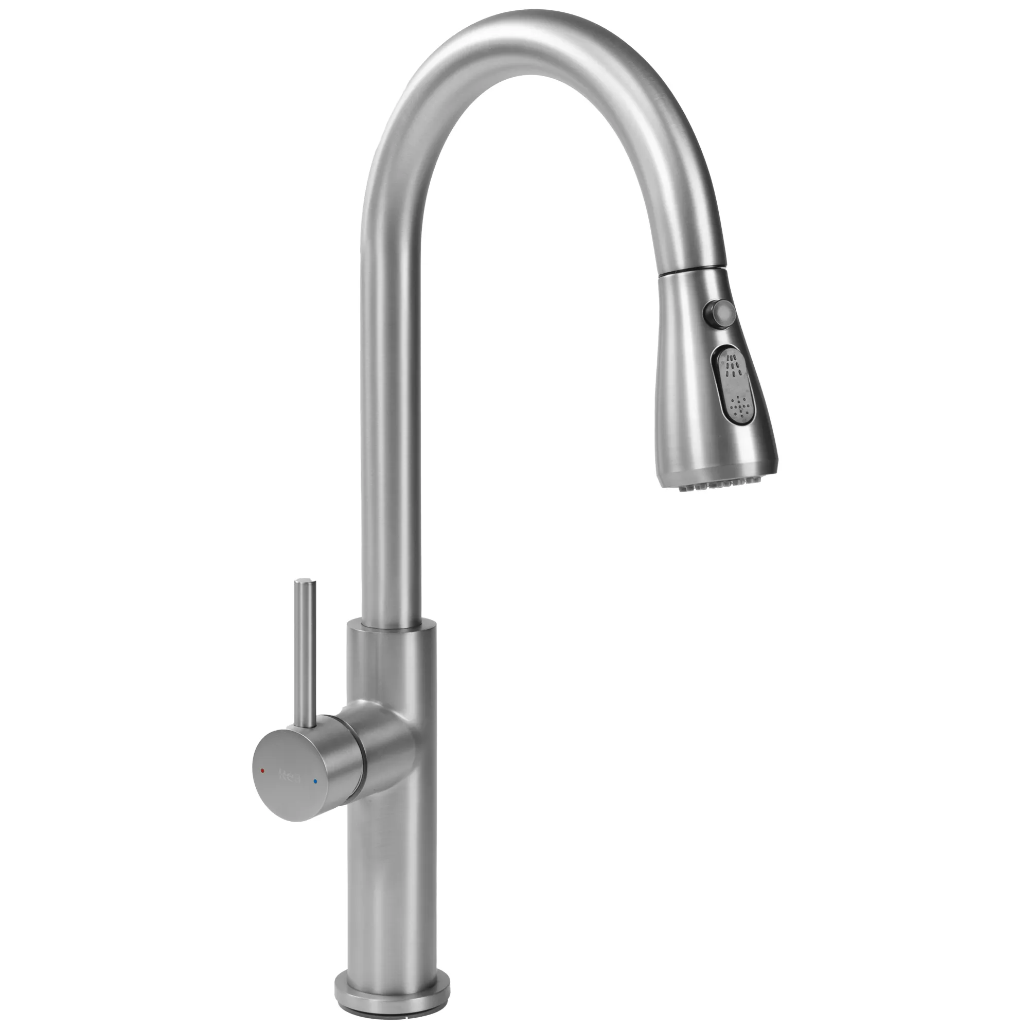 Baterii bucătărie - Baterie bucătărie culoare crom periat înălțime 48 cm material alamă model Nest Chrome Brushed