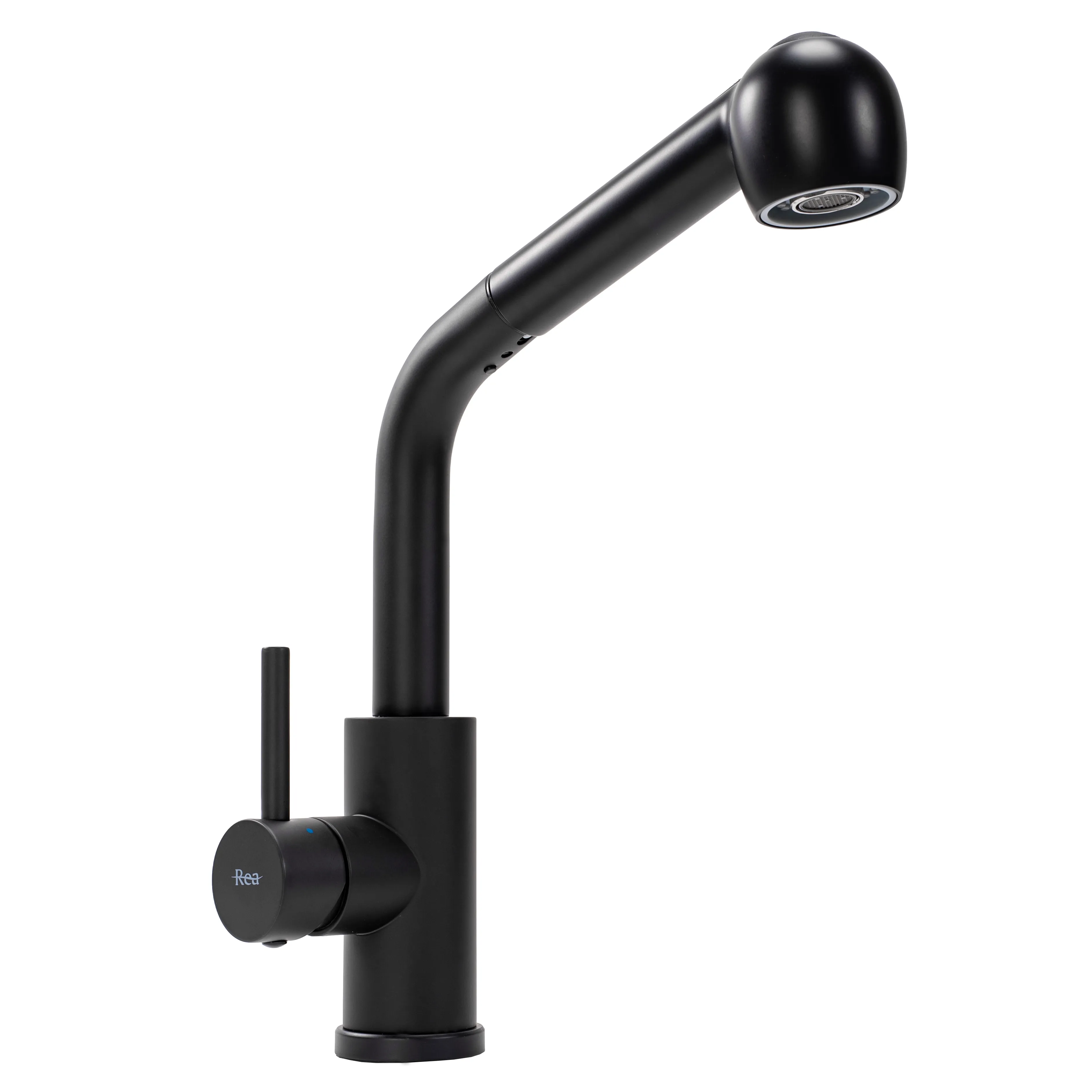 Baterii bucătărie - Baterie bucătărie culoare neagră înălțime 34 cm material alamă model Troy Black