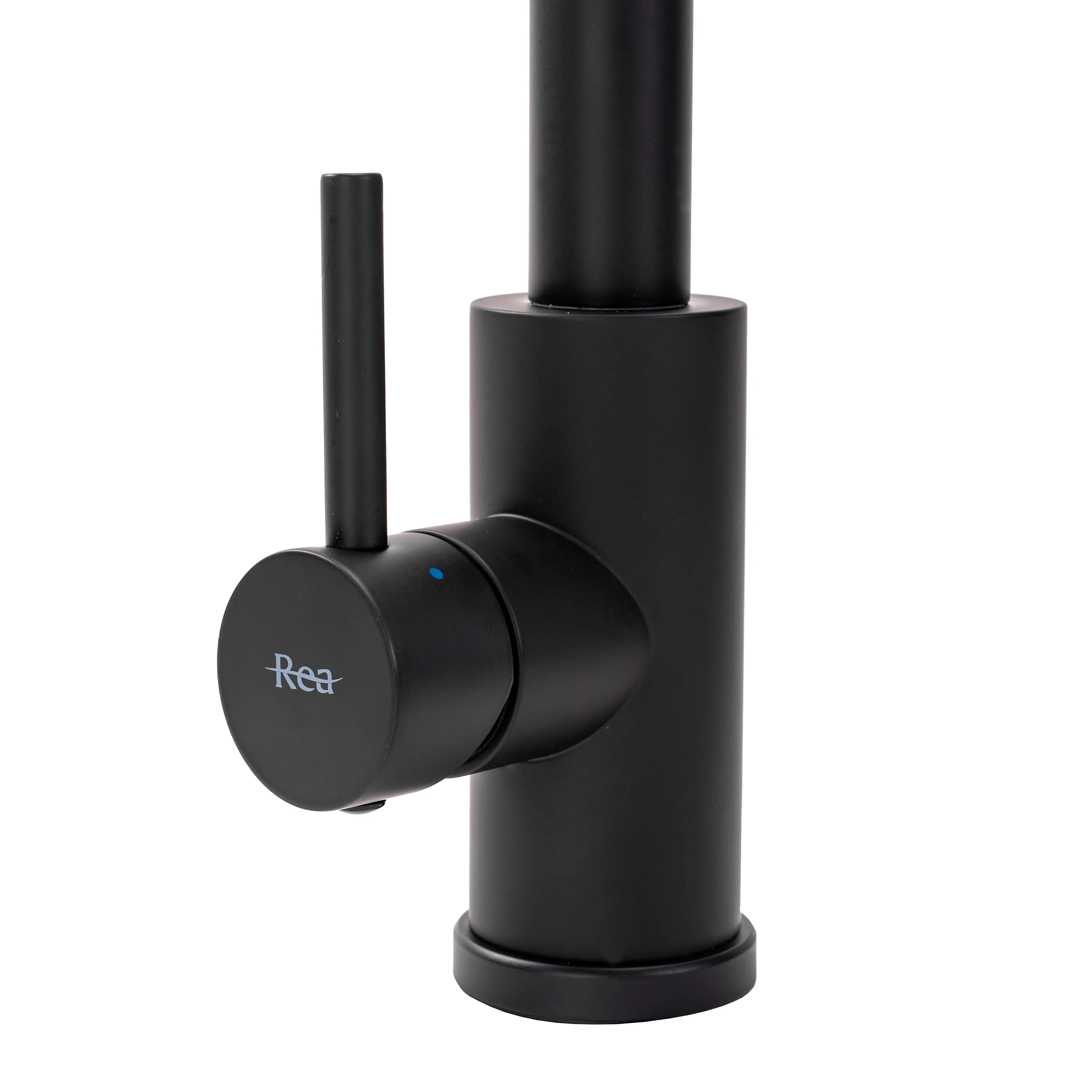 Baterie bucătărie culoare negru mat înălțime 34 cm material alamă model Troy Black [5]