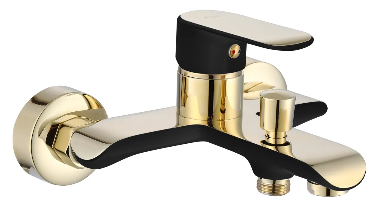 Baterie cadă culoare aurie înălțime 10.5 cm material alamă model Bloom Black/Gold [1]