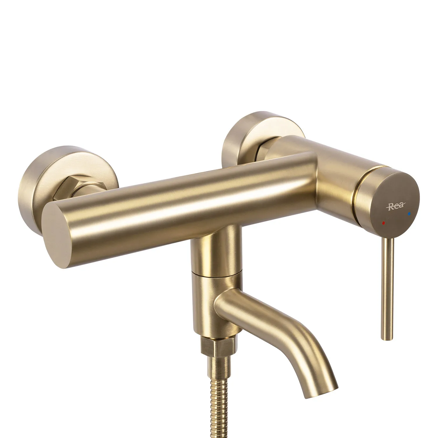 Baterie cadă culoare auriu periat înălțime 11 cm material alamă/ABS model Clif Brush Gold [2]