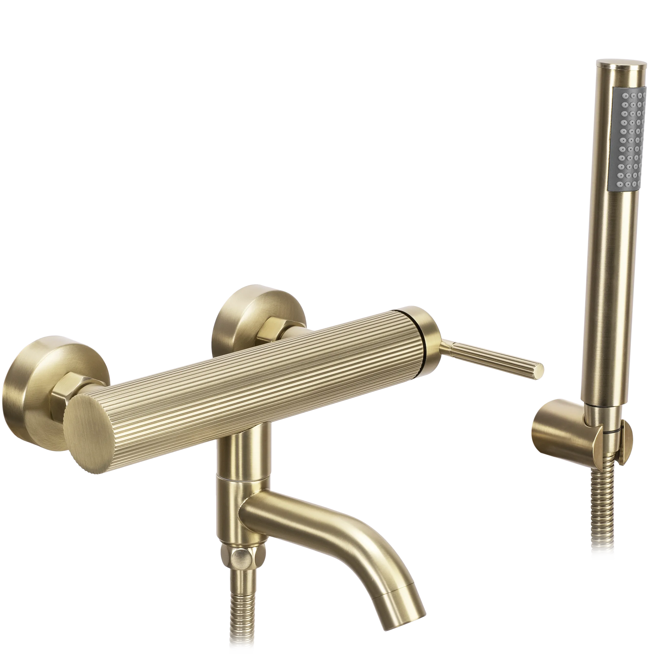 Baterie cadă finisaj auriu periat înălțime 12 cm model Argon Brush Gold