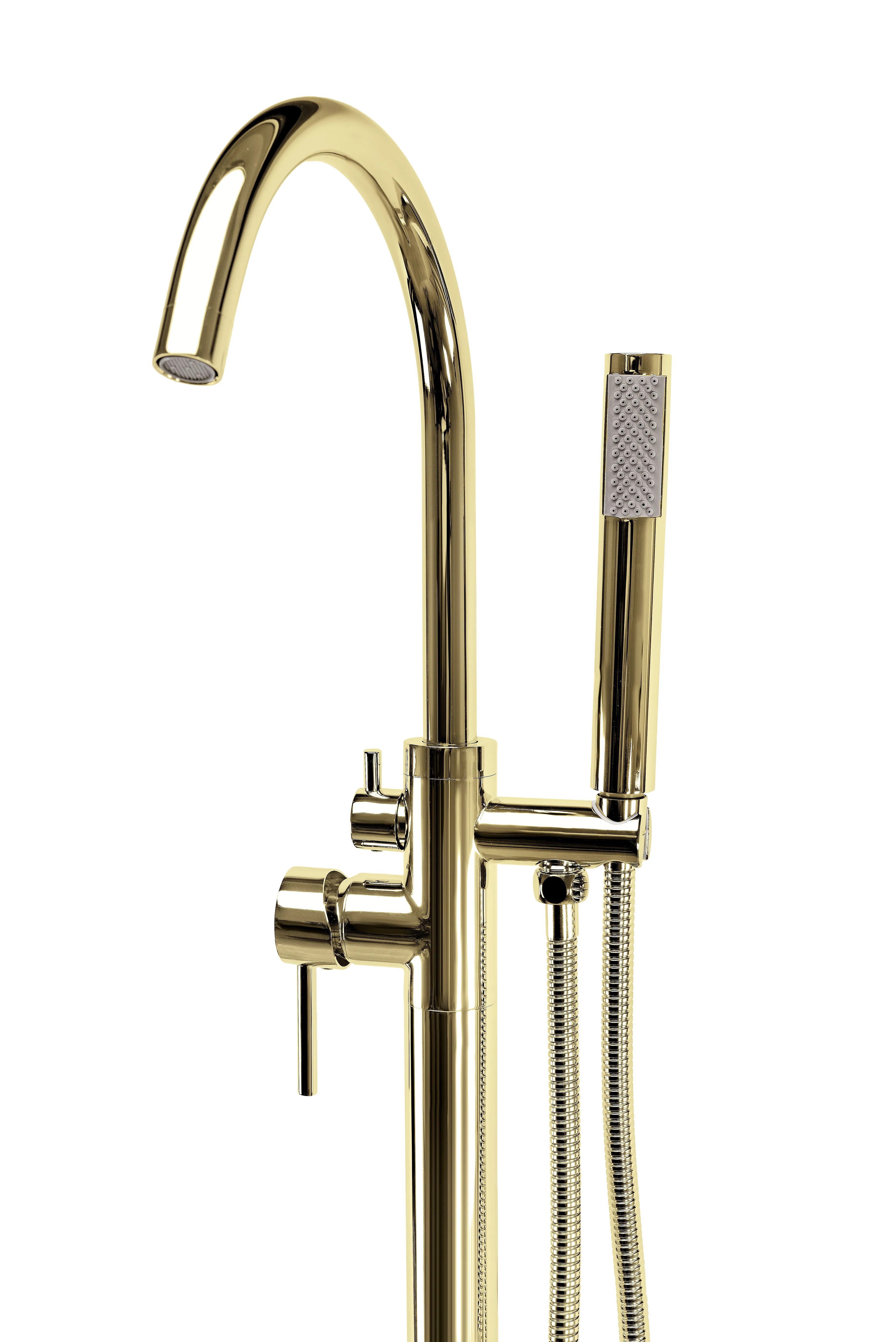 Baterie cadă de podea finisaj auriu înălțime 110 cm model Lungo Gold [4]