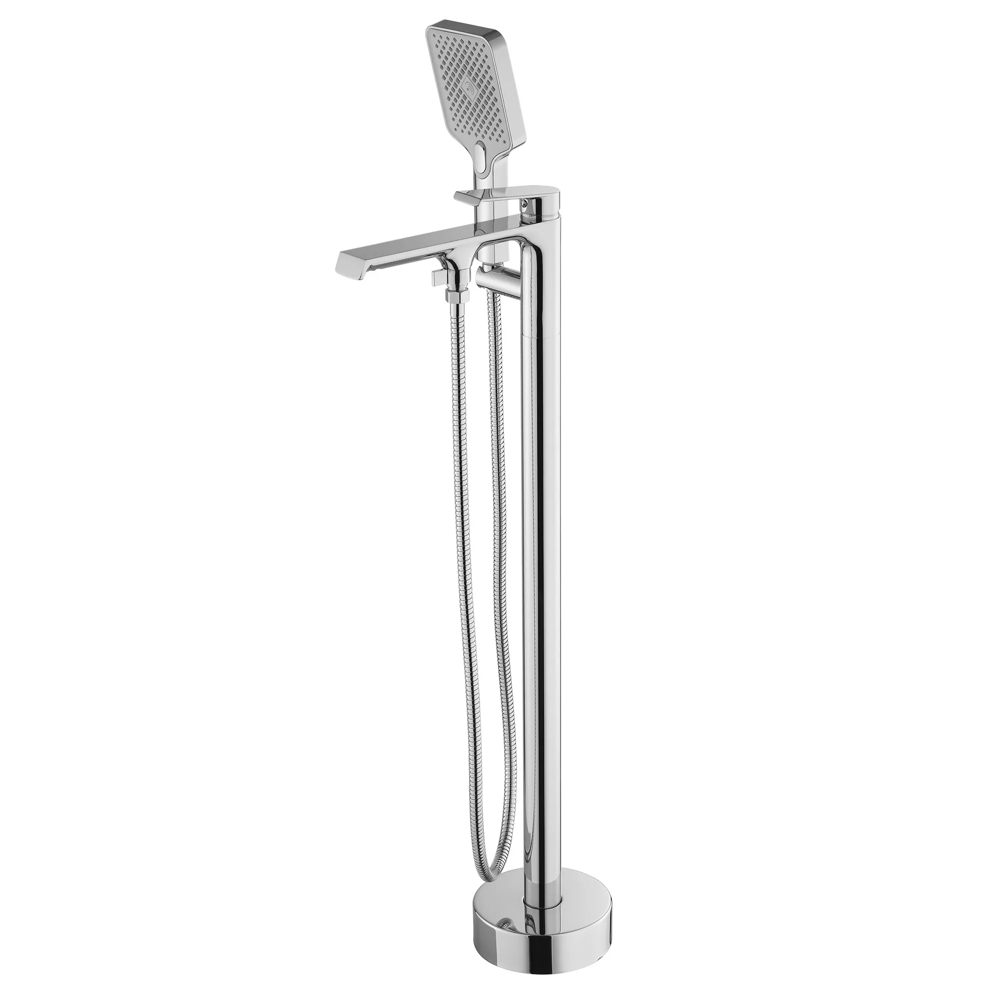 Baterie cadă de podea culoare crom înălțime 89 cm material alamă model Hass Chrome [3]