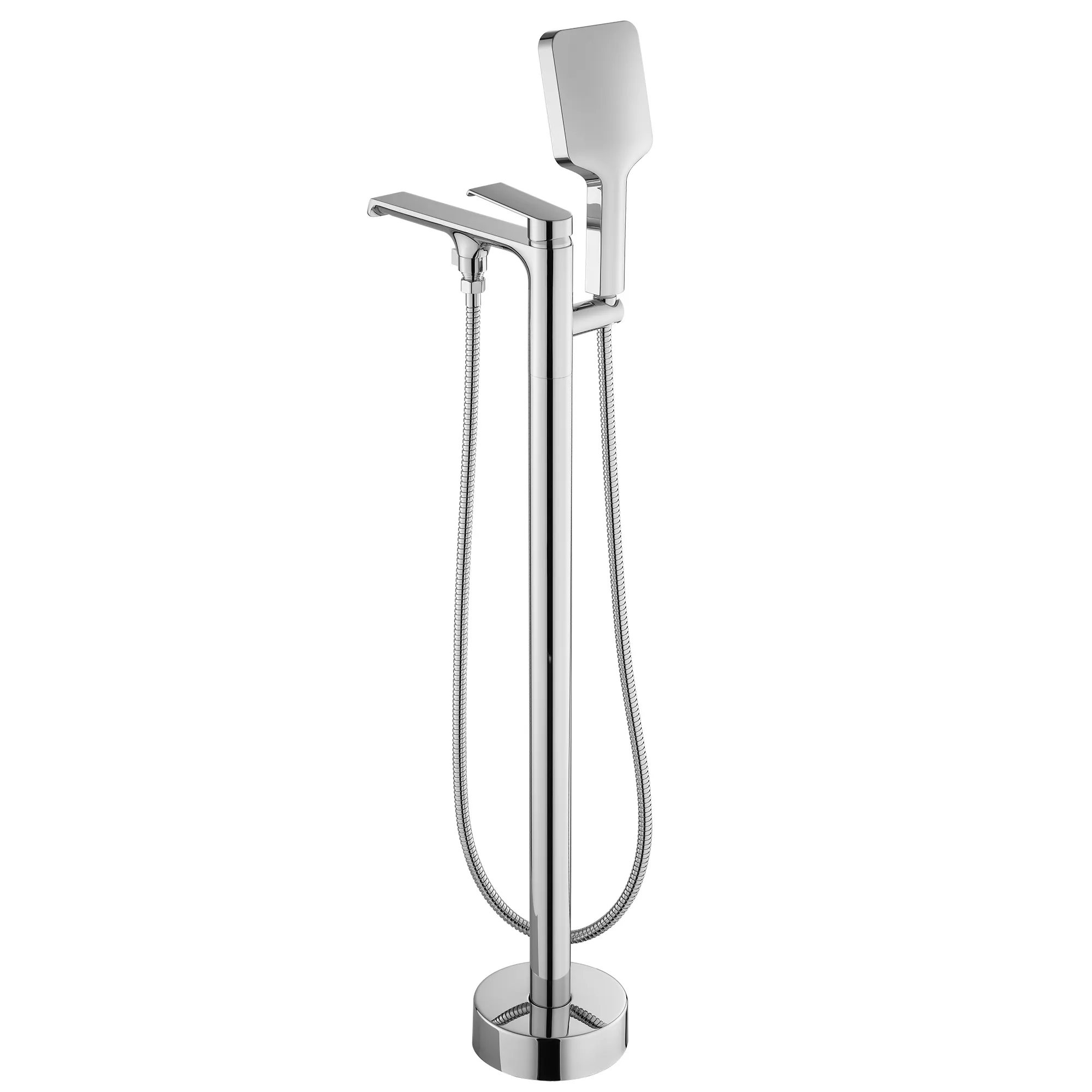 Baterie cadă de podea culoare crom înălțime 89 cm material alamă model Hass Chrome [2]