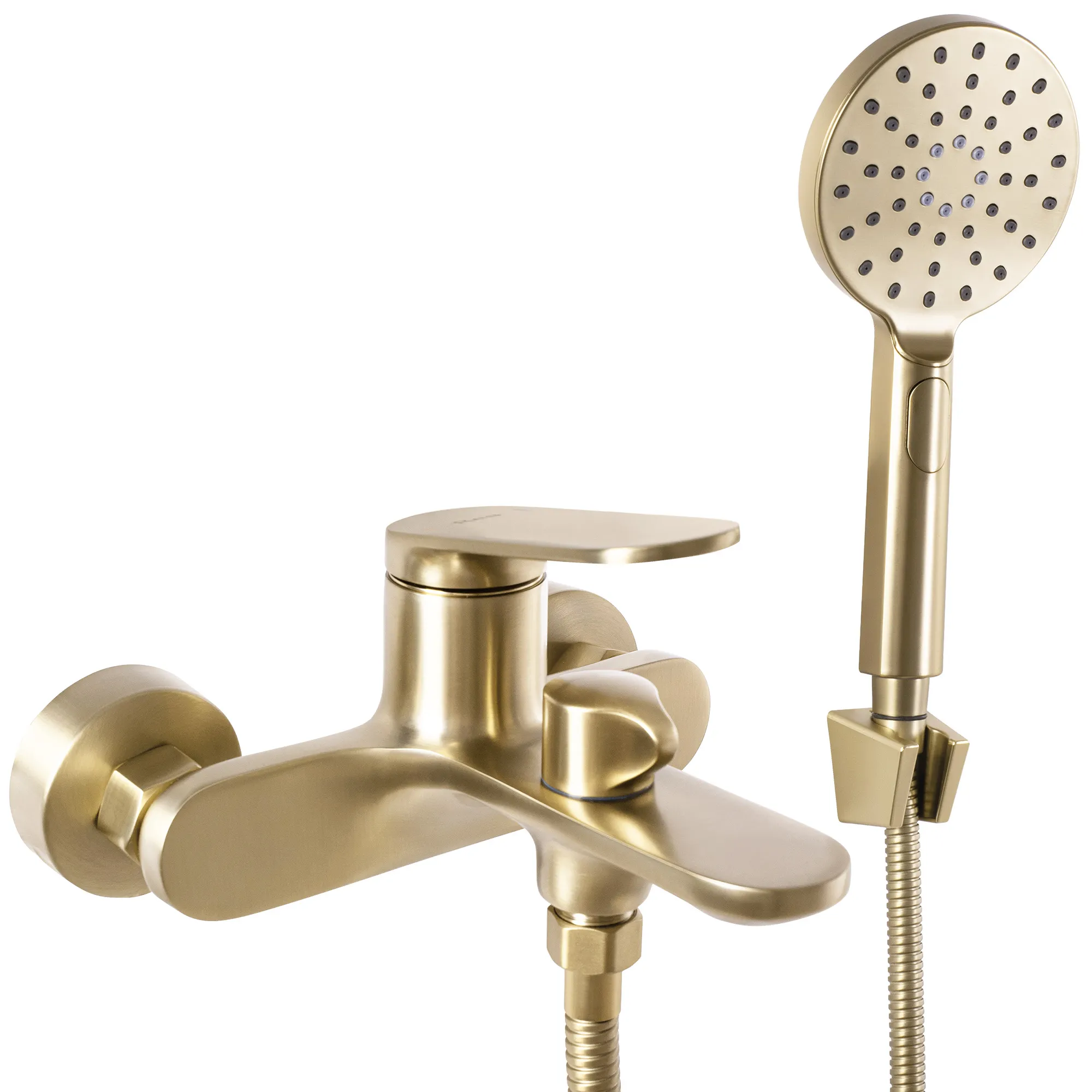 Baterie cadă culoare auriu periat înălțime 11.5 cm material alamă/ABS model Marco Gold Brushed 