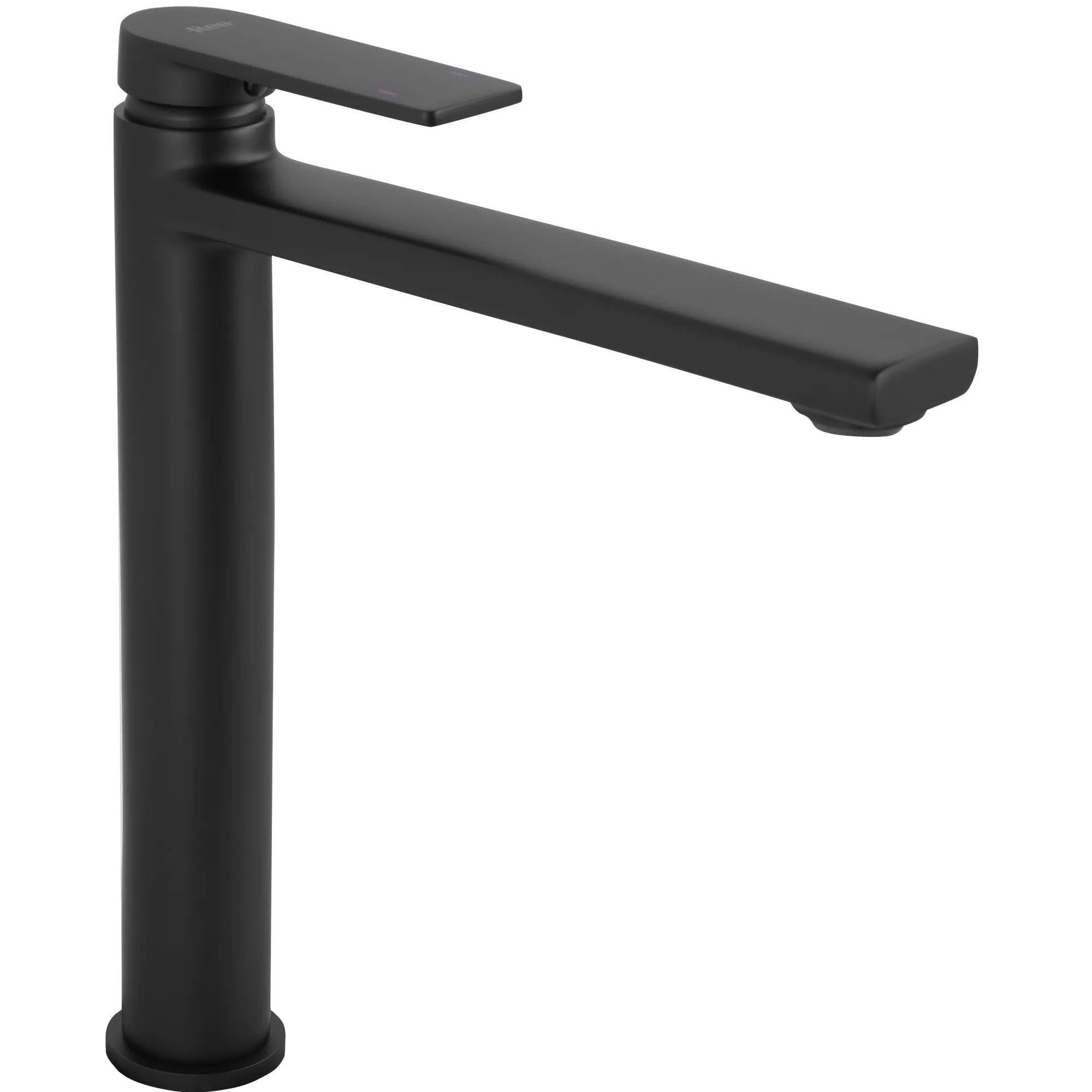 Baterie chiuvetă culoare negru mat înălțime 26 cm material alamă model Verso Black Matte High