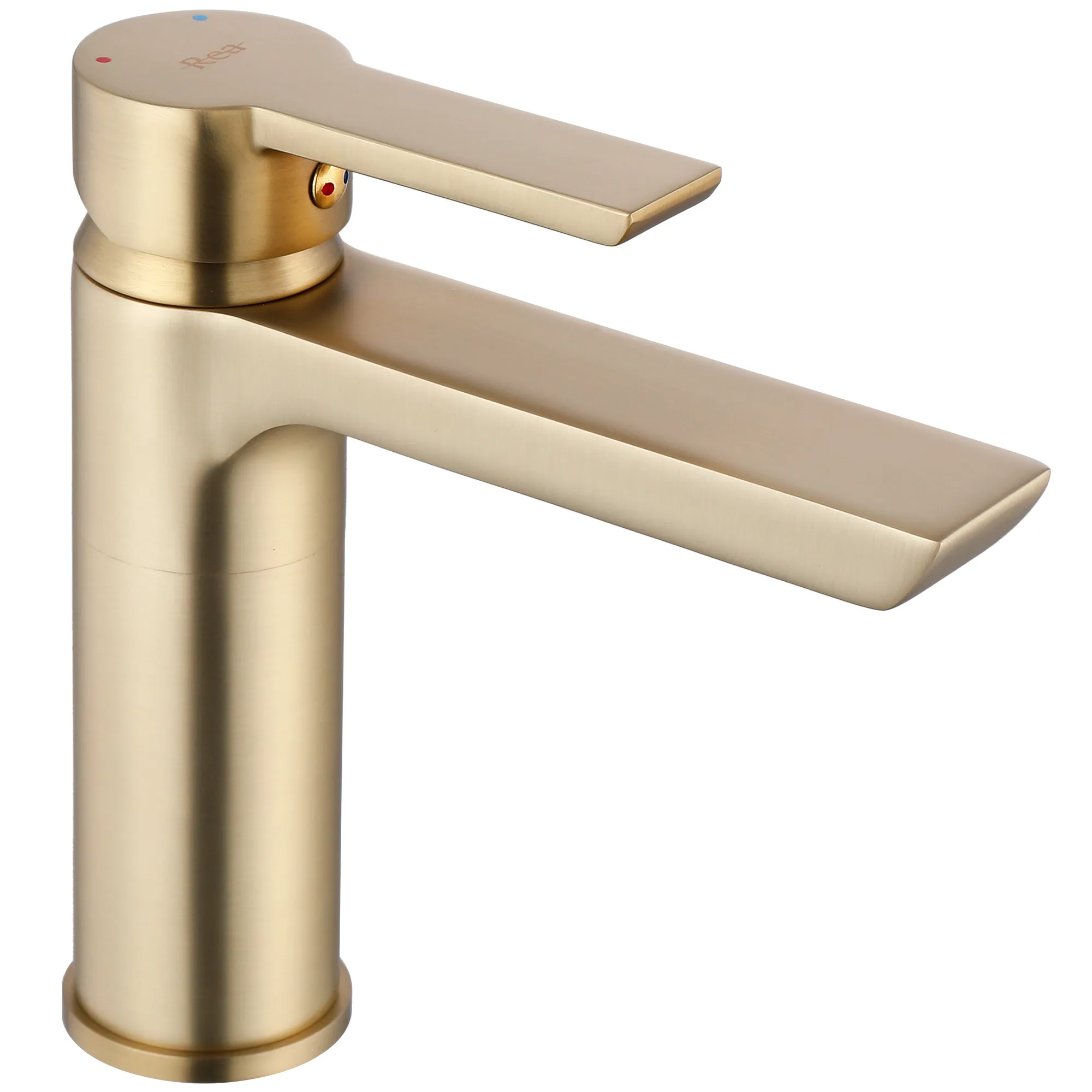 Baterie chiuvetă culoare auriu periat înălțime 16 cm material alamă model Argus Gold Brush Low