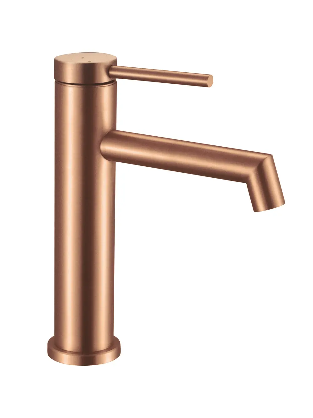 Baterie chiuvetă culoare cupru periat înălțime 20.5 cm material alamă model Foss Copper Brush Low [3]