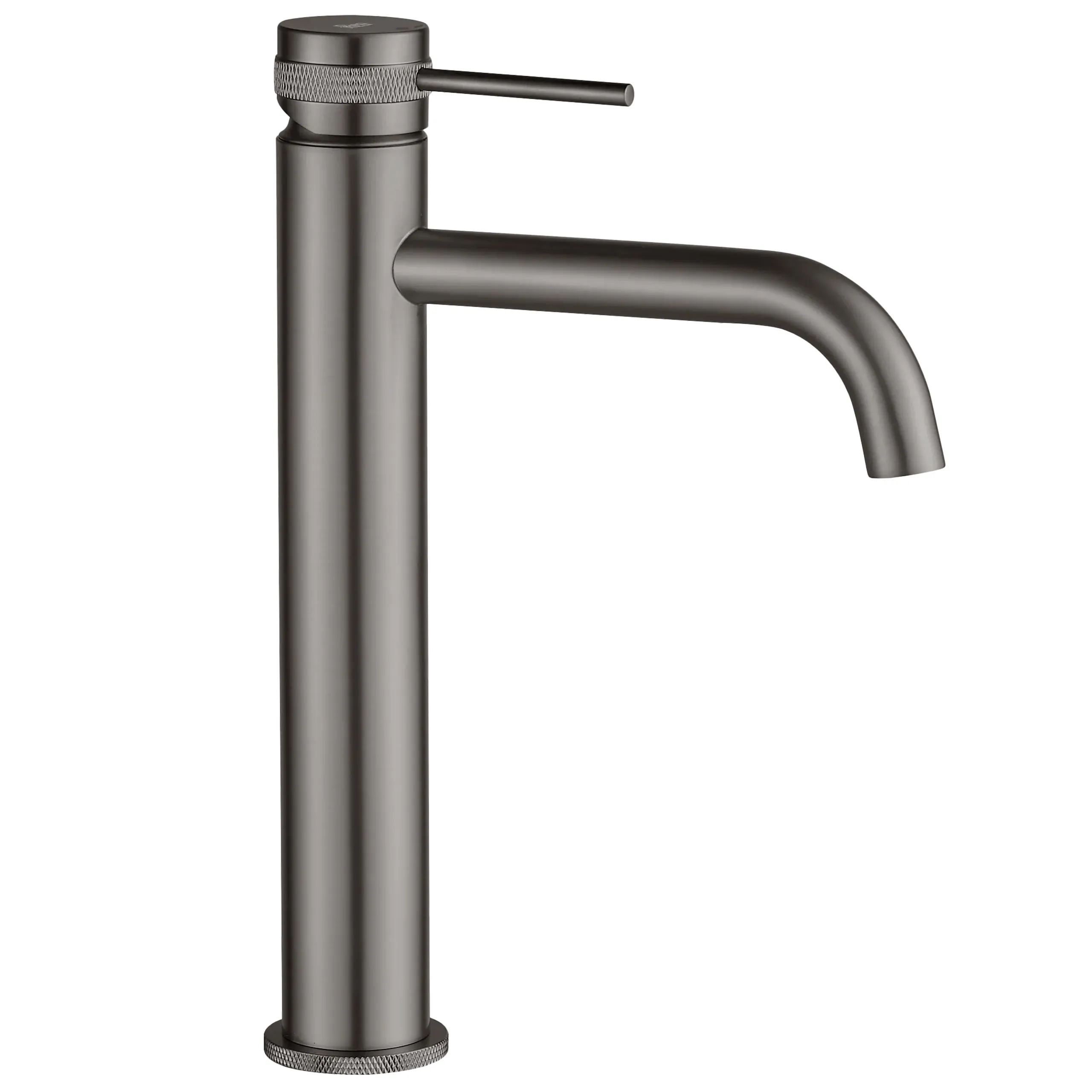 Baterie chiuvetă finisaj titanium înălțime 28 cm material alamă model Lungo Grip Gun Grey High