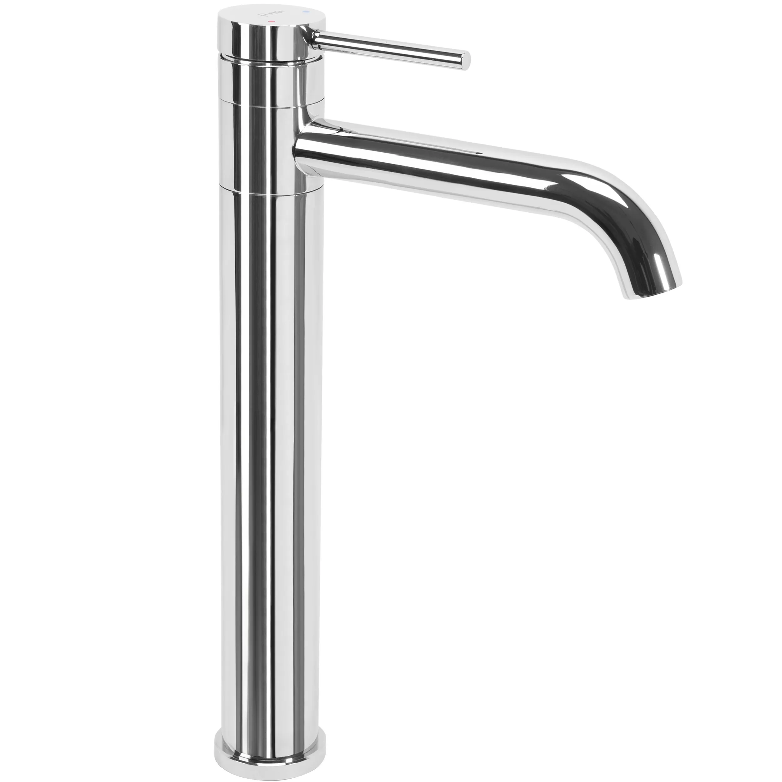 BATERII SANITARE - Baterie chiuvetă finisaj crom înălțime 34 cm material alamă model Lungis Chrome Super High