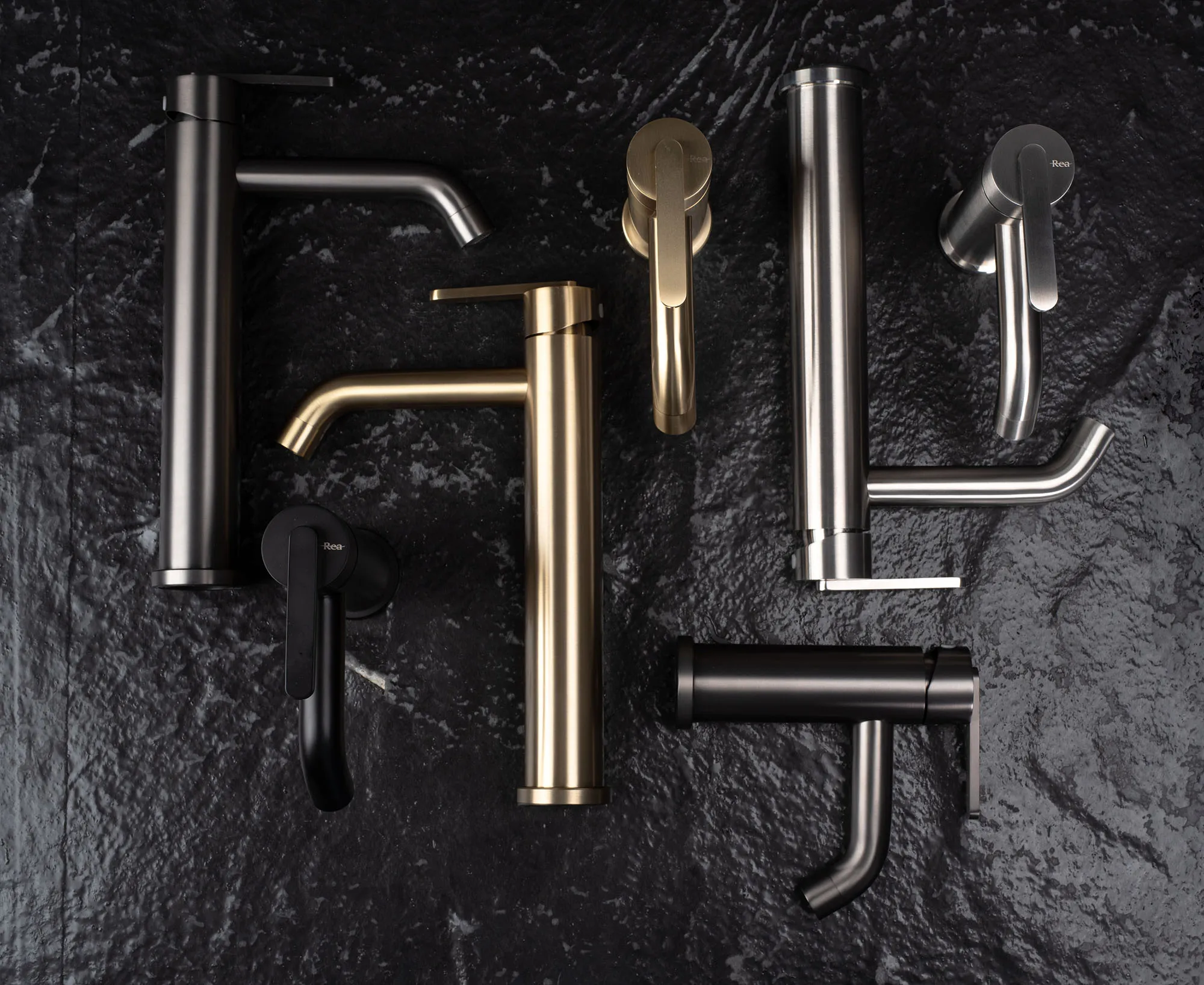 Baterie chiuvetă finisaj titanium înălțime 34 cm model Ontario Titanium High [3]