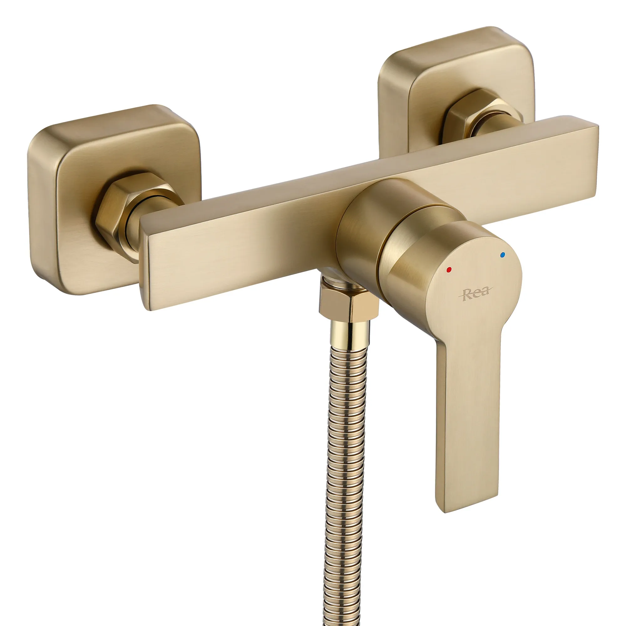 Baterie duș culoare auriu periat înălțime 10.5 cm material alamă/ABS model Argus Brush Gold [2]