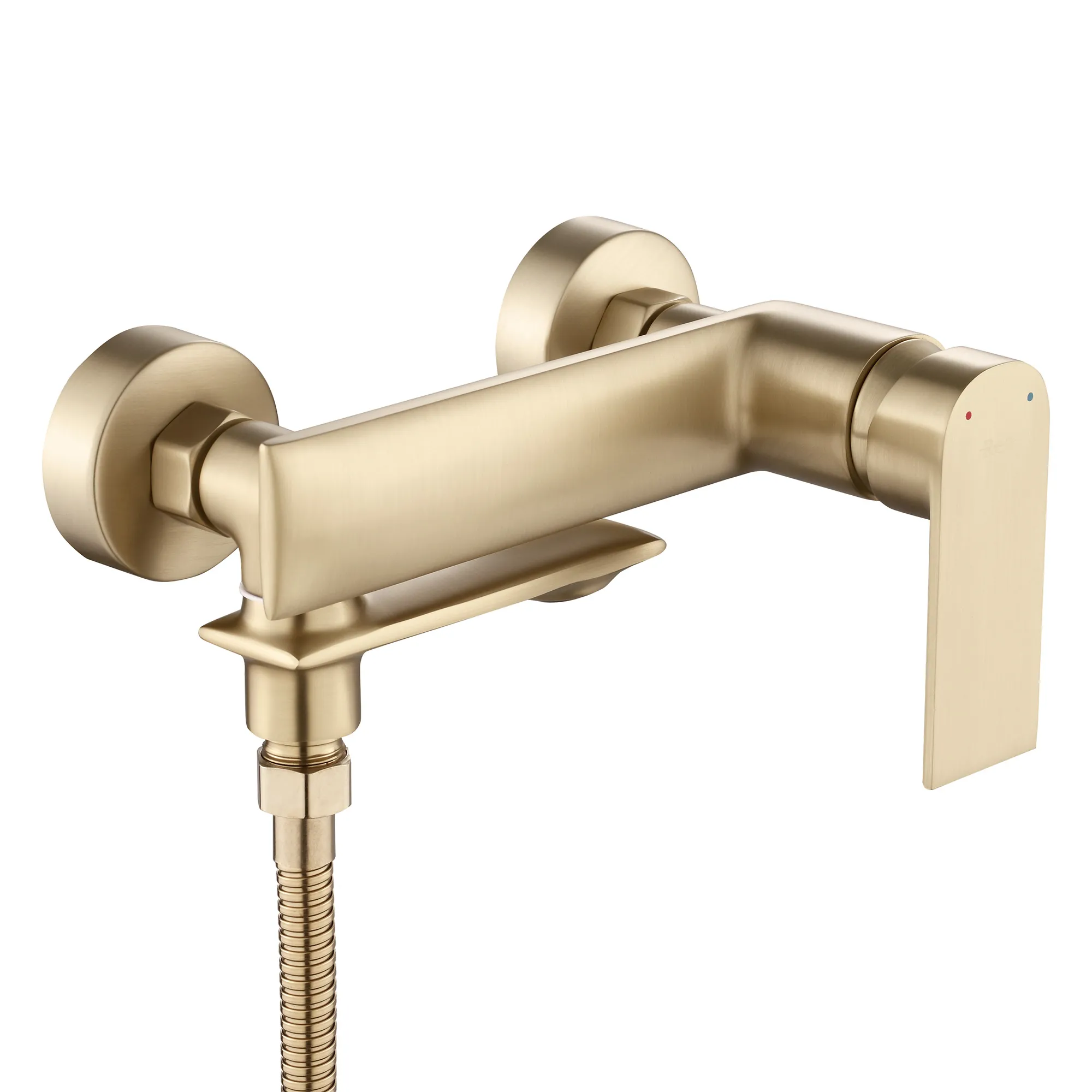 Baterie duș culoare auriu periat înălțime 11 cm model Veneta Brushed Gold [1]