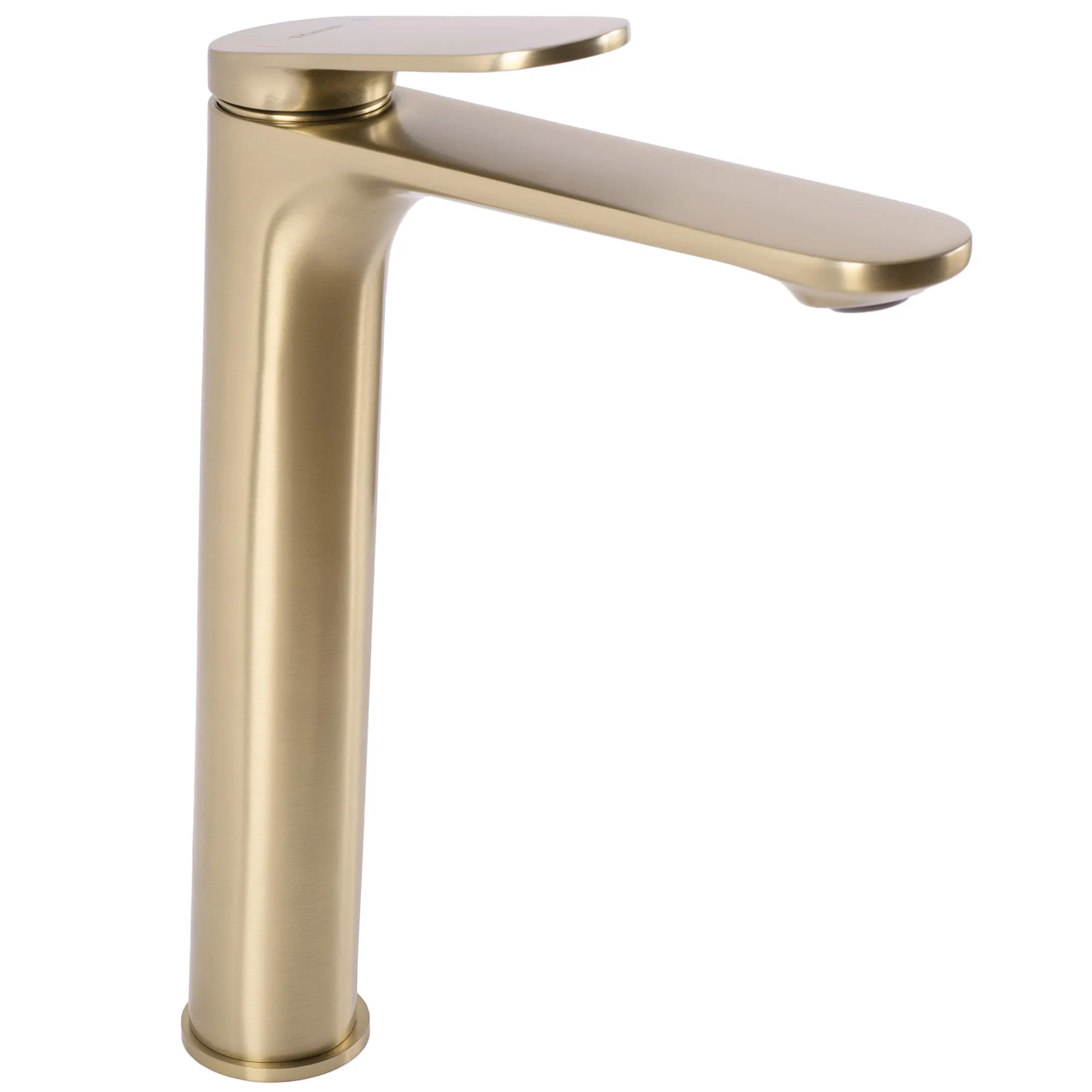Baterie lavoar culoare auriu periat înălțime 27.5 cm material alamă model Marco Gold Brushed High