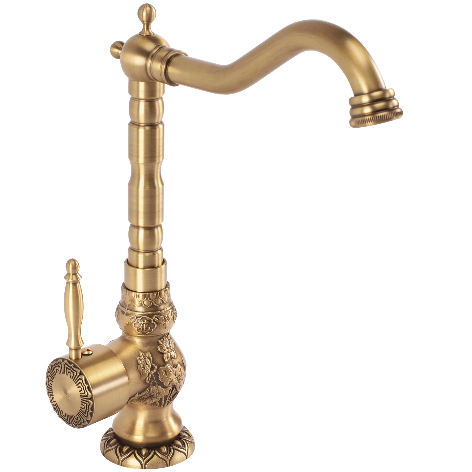 Baterie chiuvetă culoare auriu periat înălțime 32 cm material alamă model Venice Antique Bronze