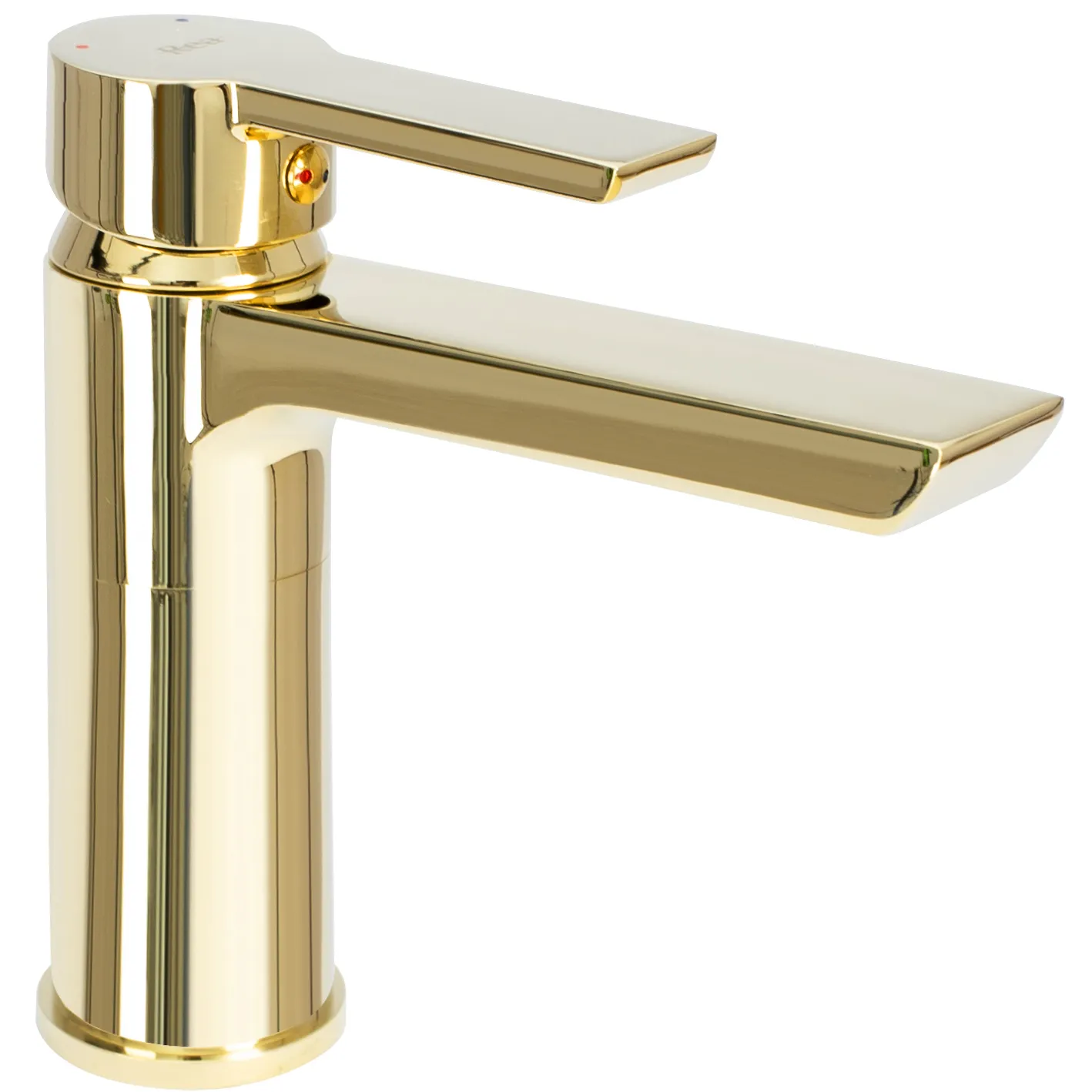 Baterie chiuvetă culoare auriu înălțime 16 cm material alamă model Argus Gold Low [1]