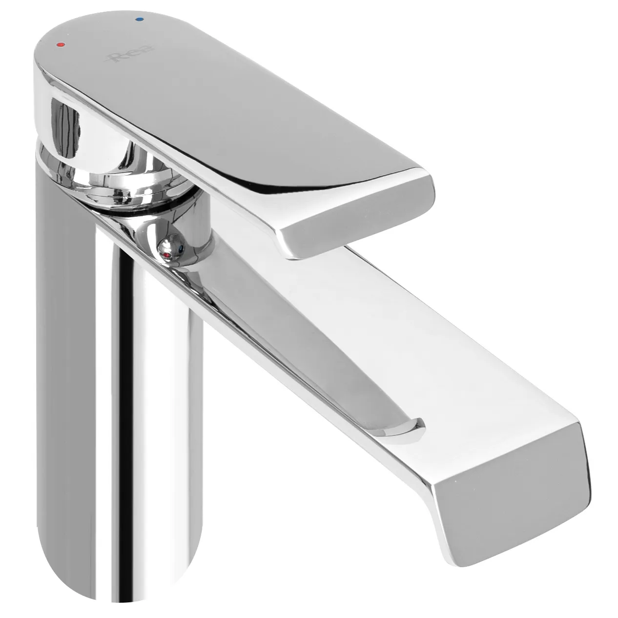 Baterie lavoar culoare crom înălțime 15 cm material alamă model Hass Chrome Low [2]