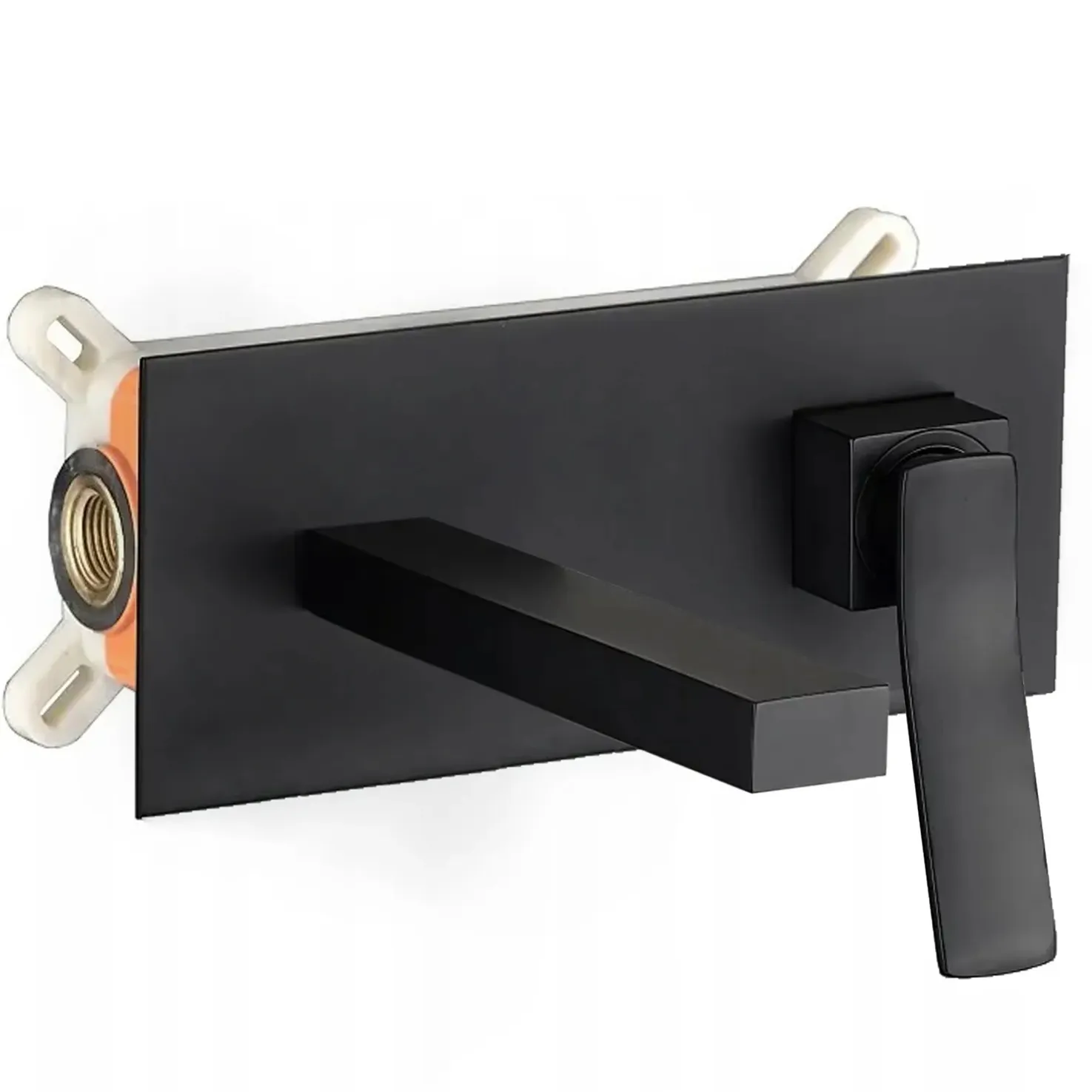 Baterii chiuvetă - Baterie lavoar culoare neagră înălțime 10 cm material alamă model Sonic Black